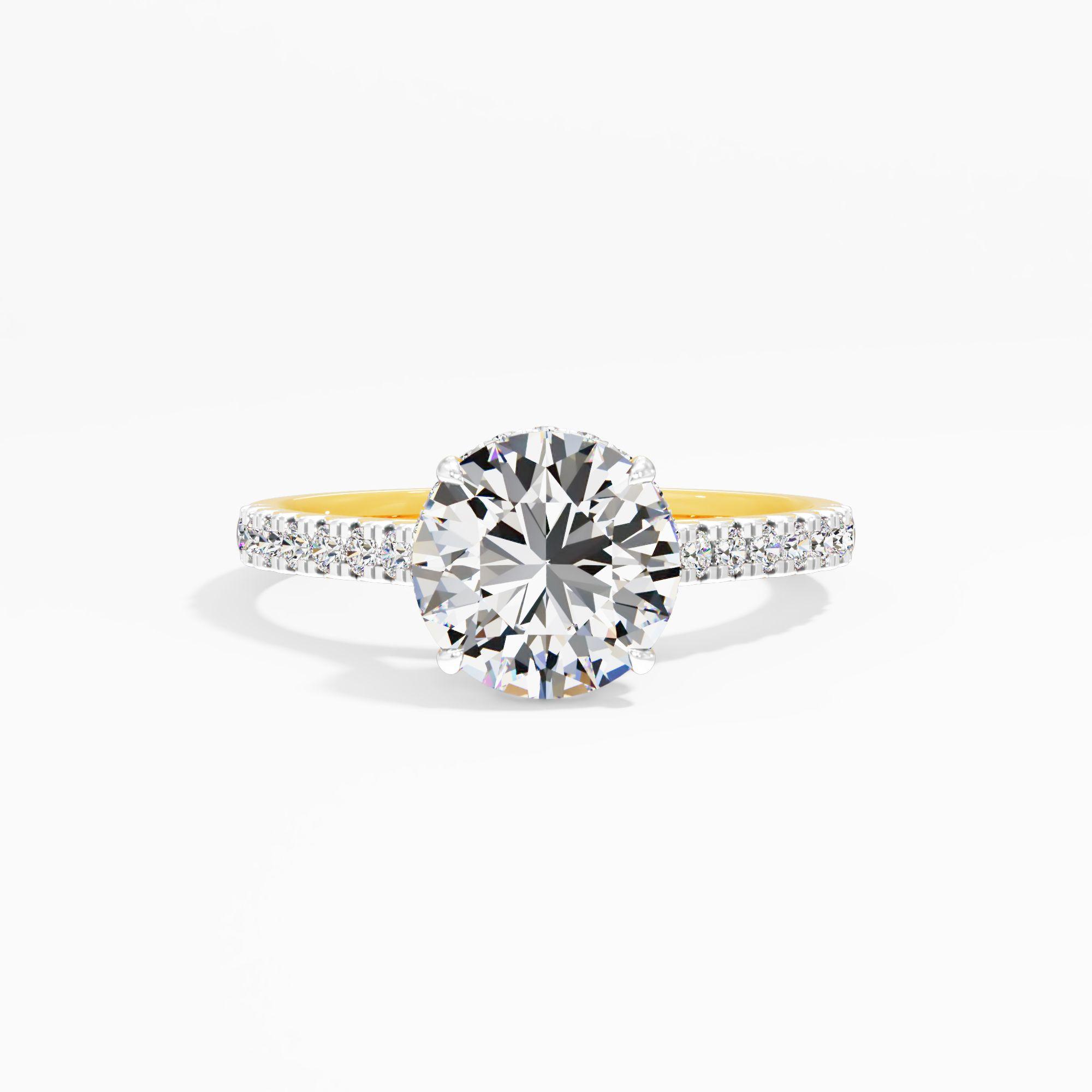 Gossamer Blush Solitaire Engagement Ring