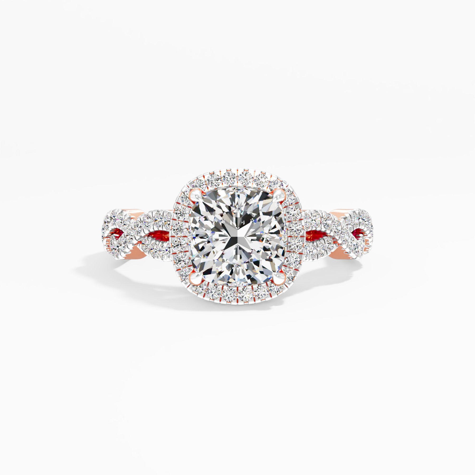 Softgold Snug Solitaire Engagement Ring
