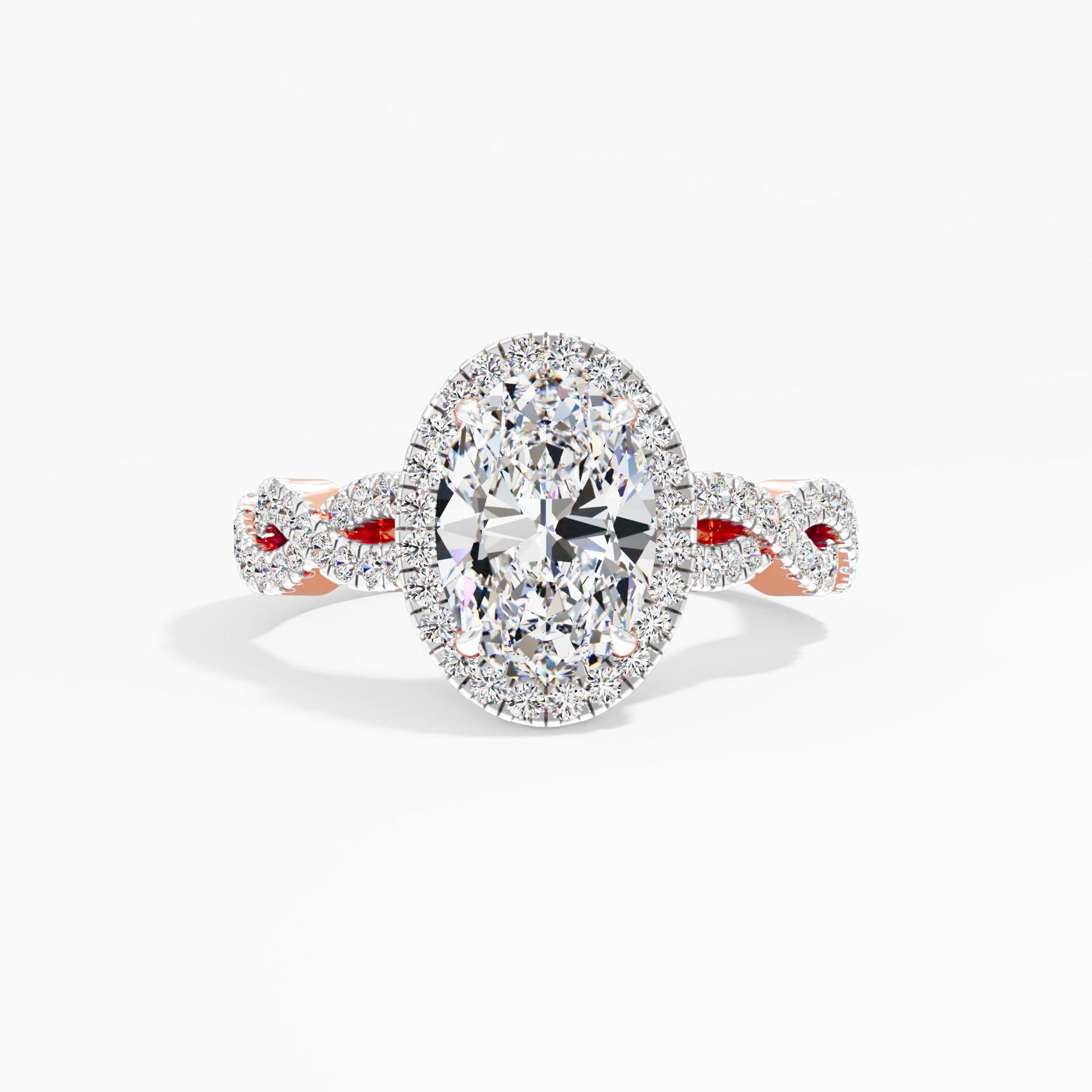 Softgold Snug Solitaire Engagement Ring
