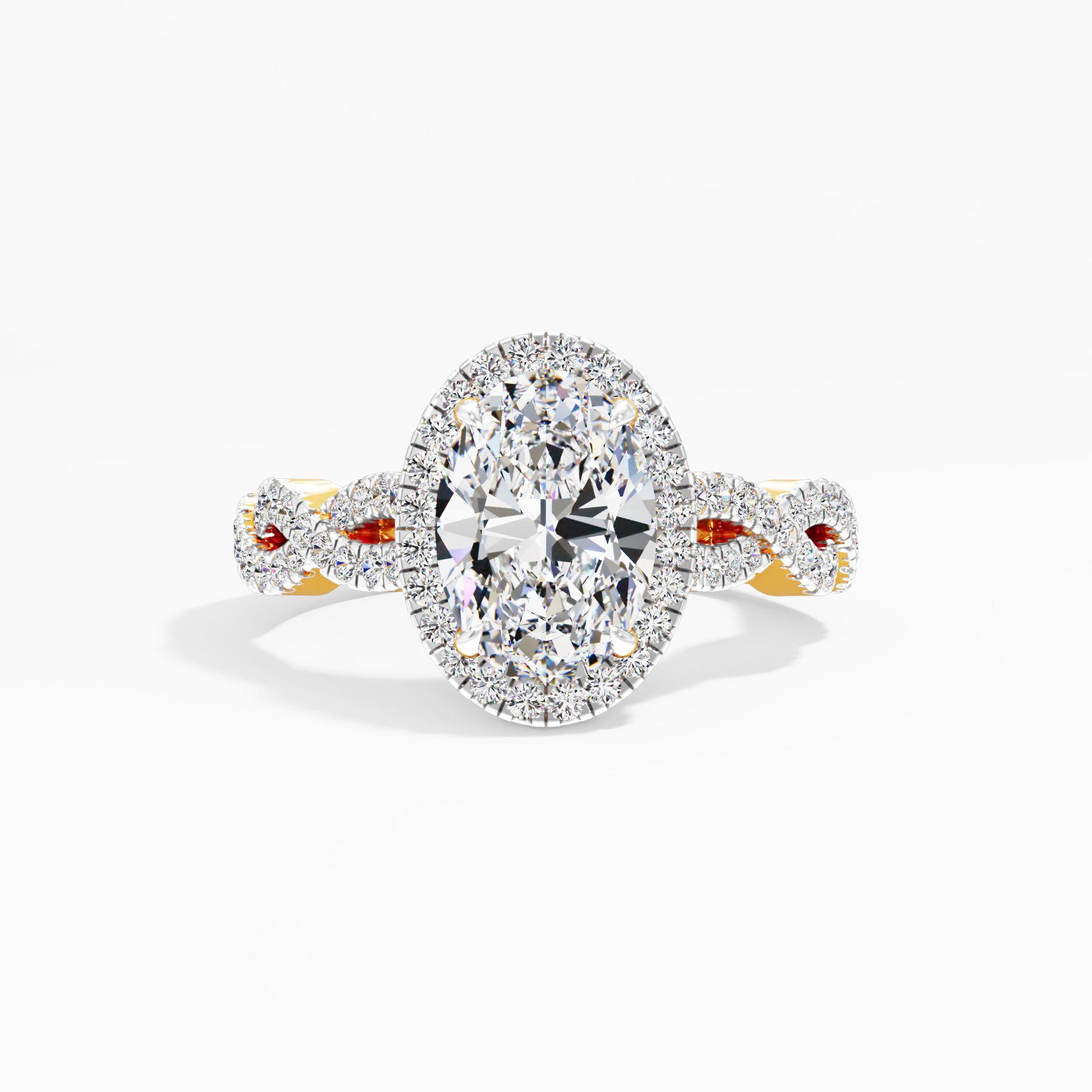 Softgold Snug Solitaire Engagement Ring