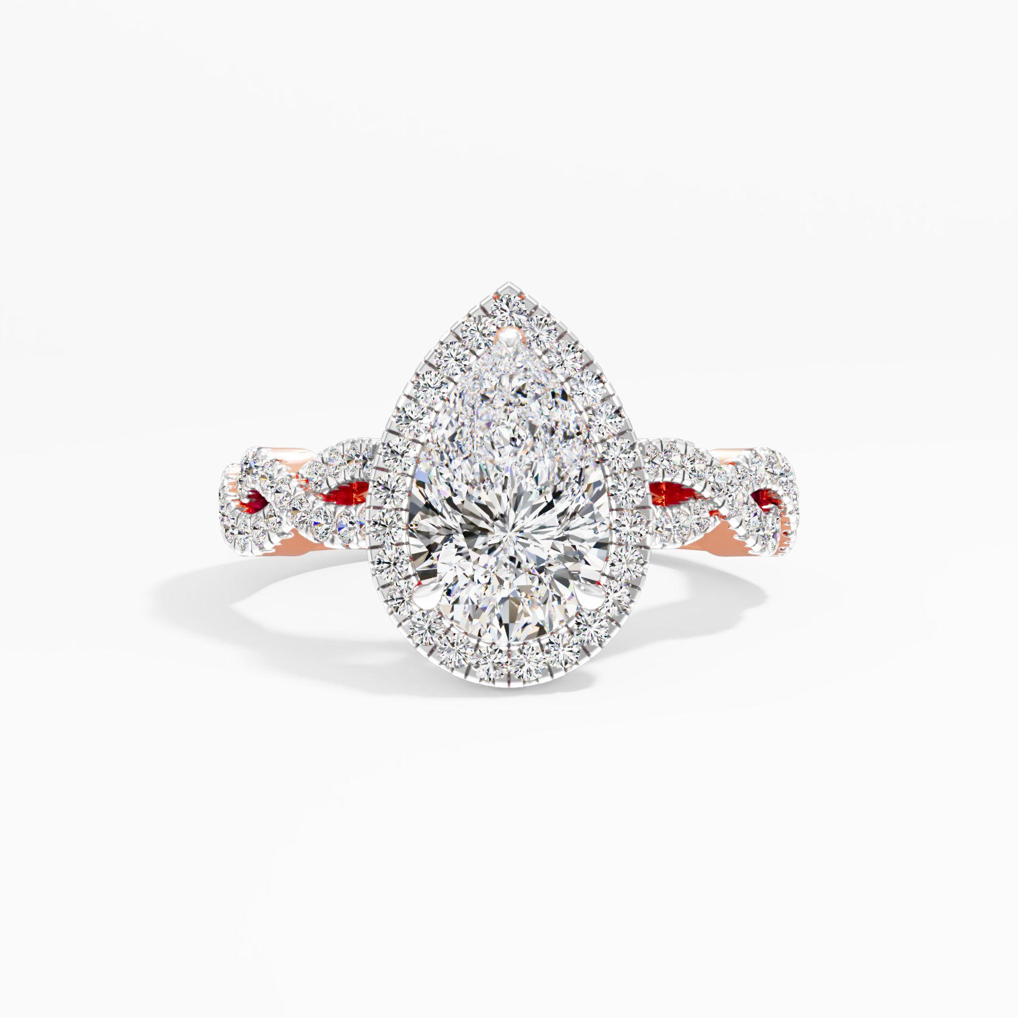 Softgold Snug Solitaire Engagement Ring