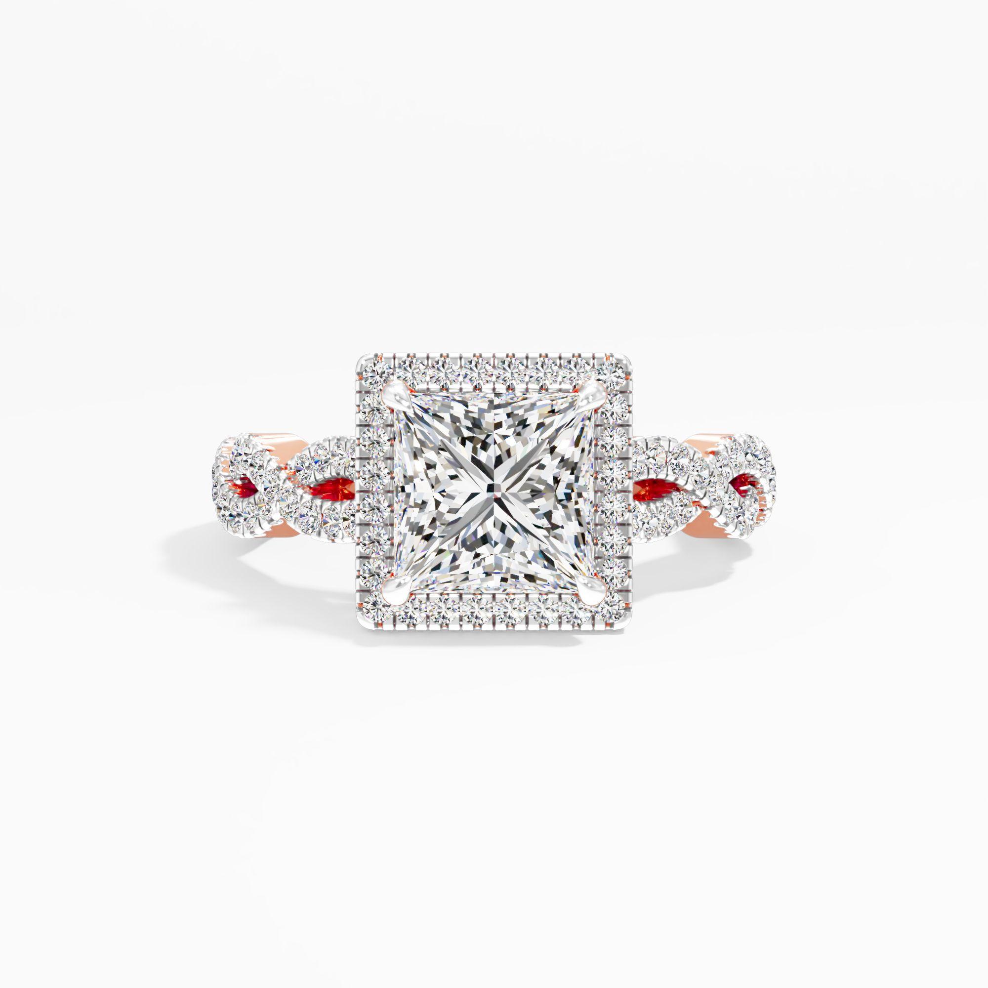 Softgold Snug Solitaire Engagement Ring