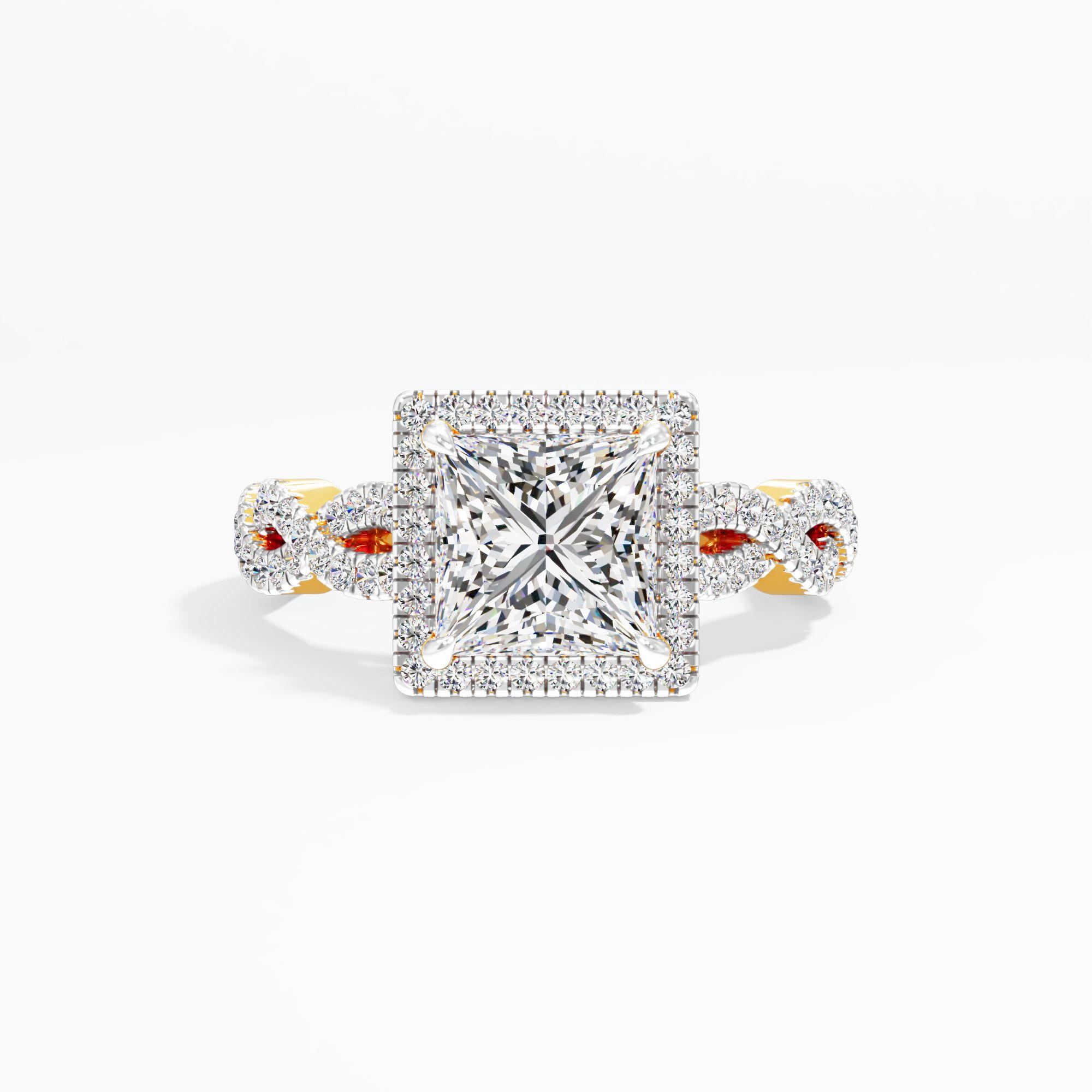 Softgold Snug Solitaire Engagement Ring