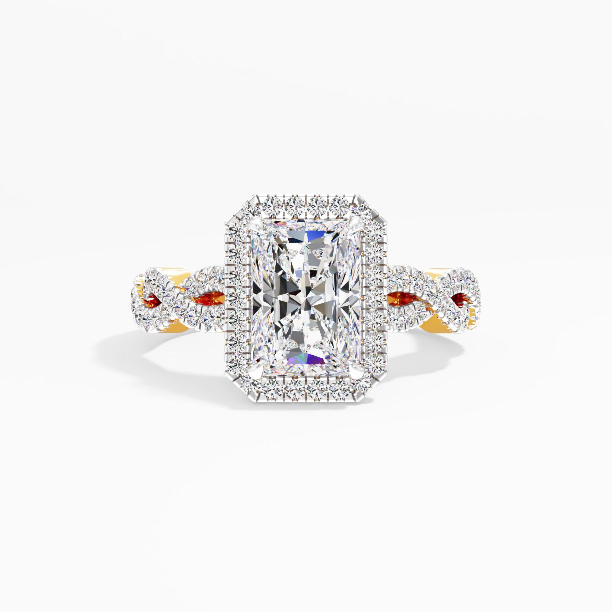 Softgold Snug Solitaire Engagement Ring