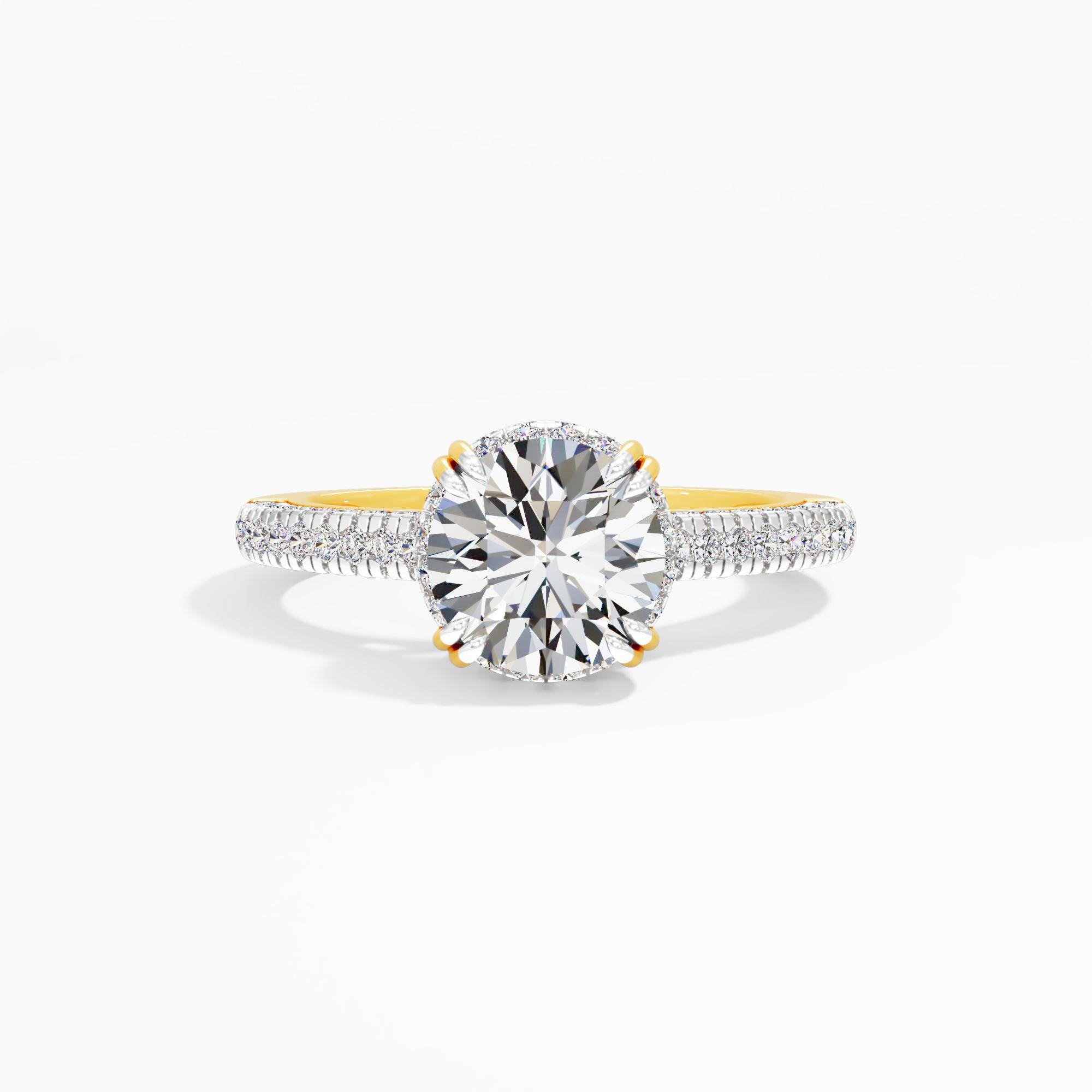 Garden Hush Solitaire Engagement Ring