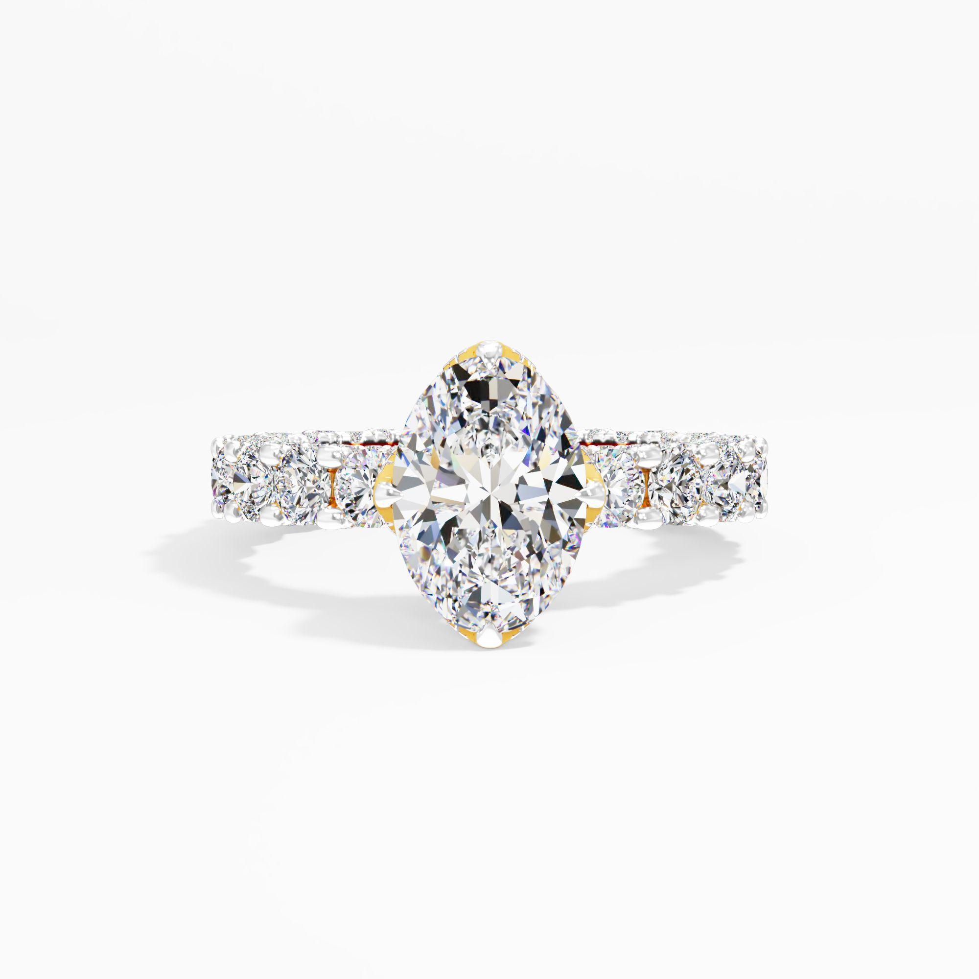 Angelbud Shine Solitaire Engagement Ring