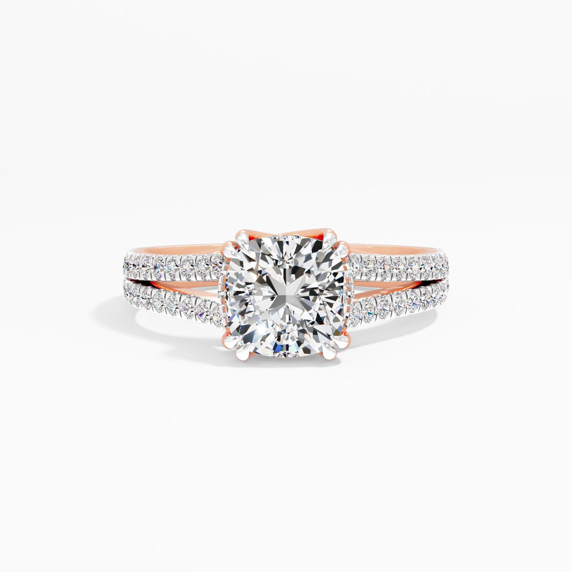 Almond Haze Solitaire Engagement Ring