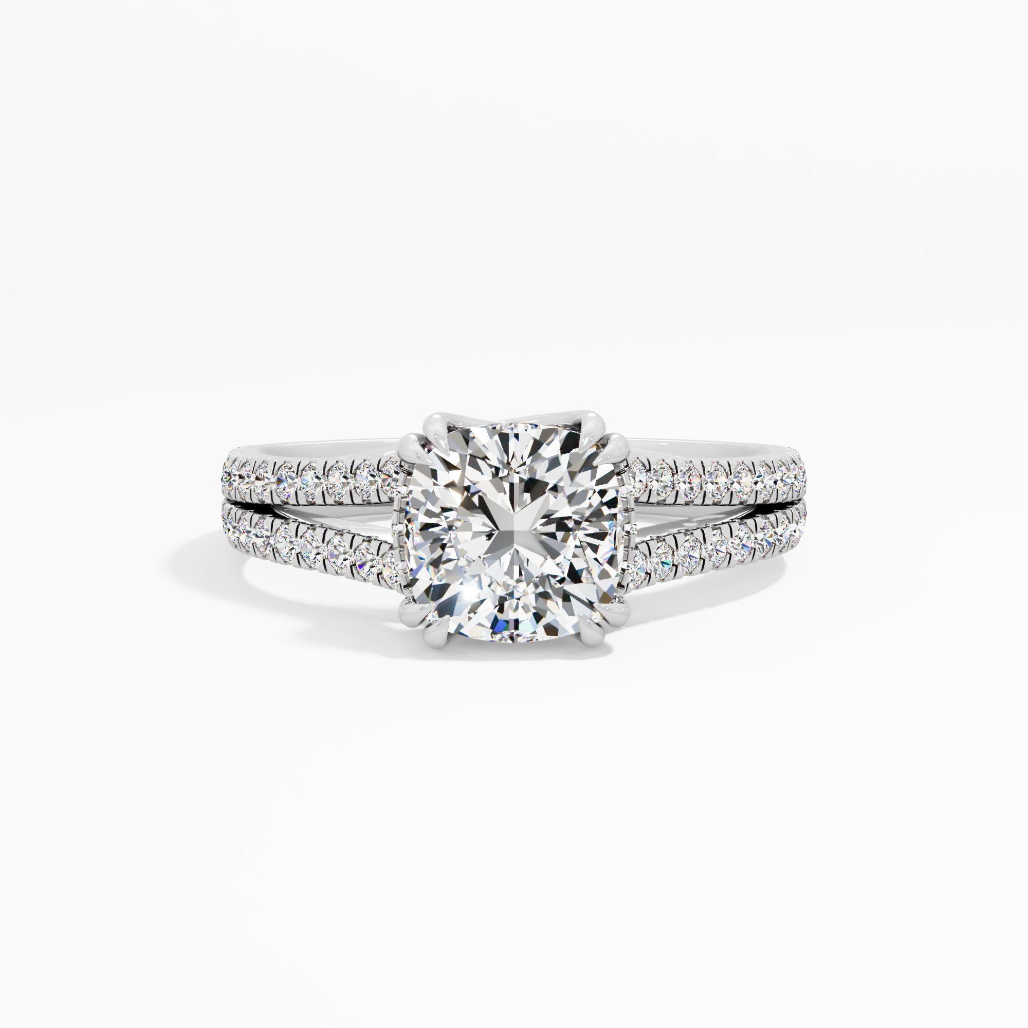 Almond Haze Solitaire Engagement Ring