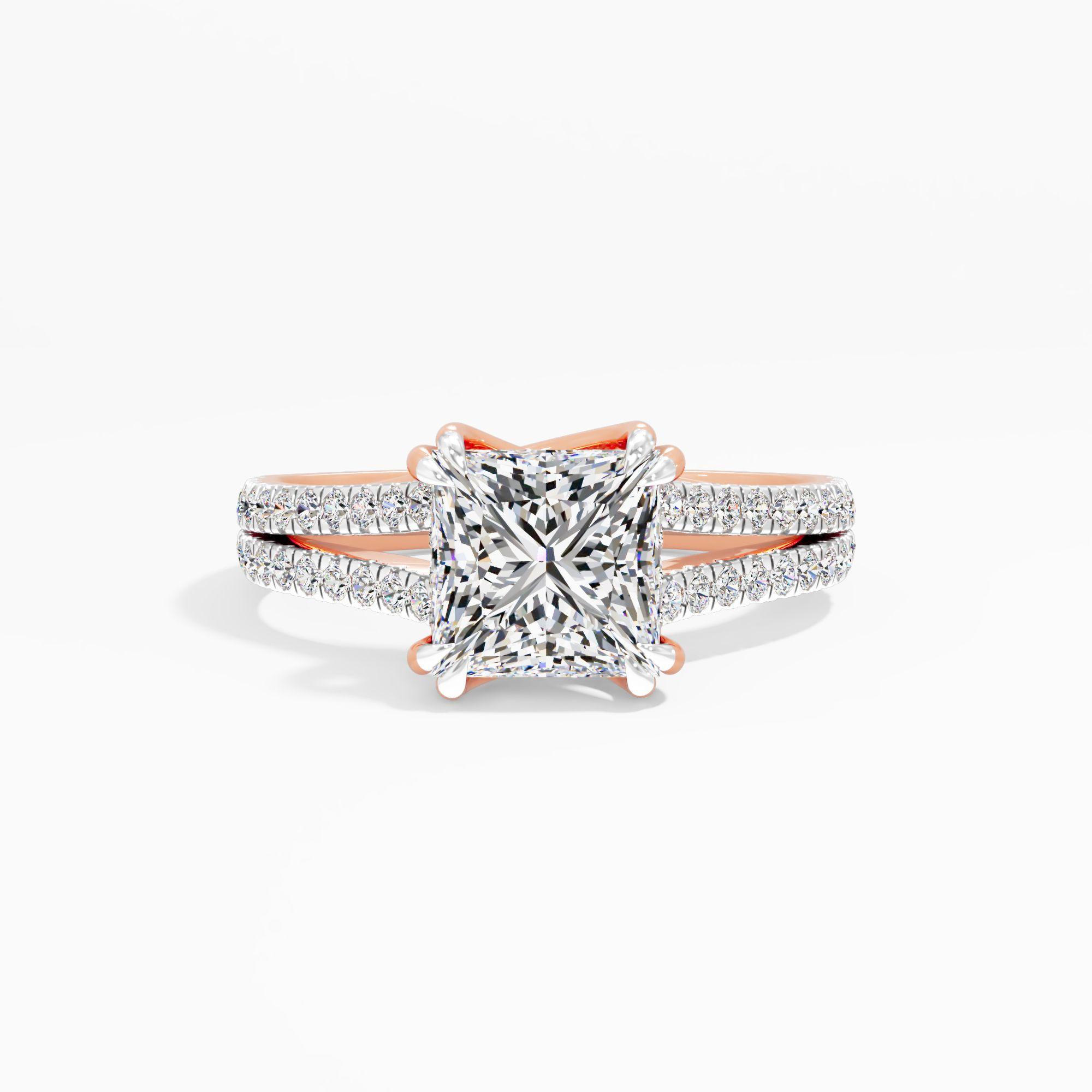 Almond Haze Solitaire Engagement Ring