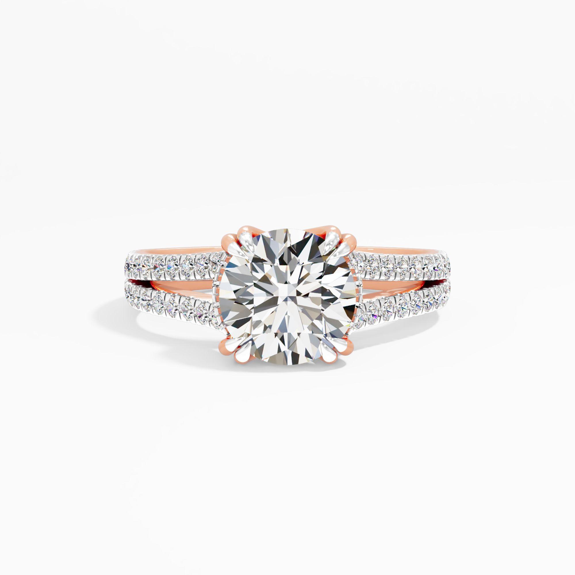 Almond Haze Solitaire Engagement Ring