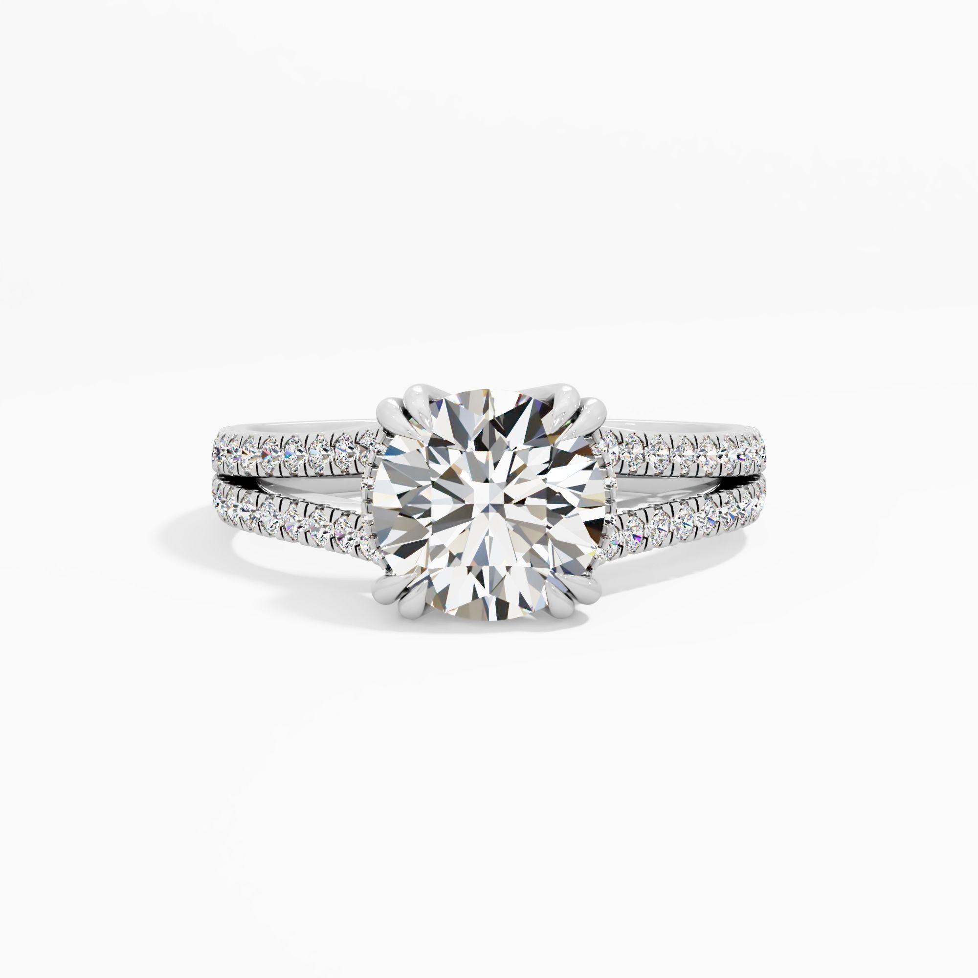 Almond Haze Solitaire Engagement Ring