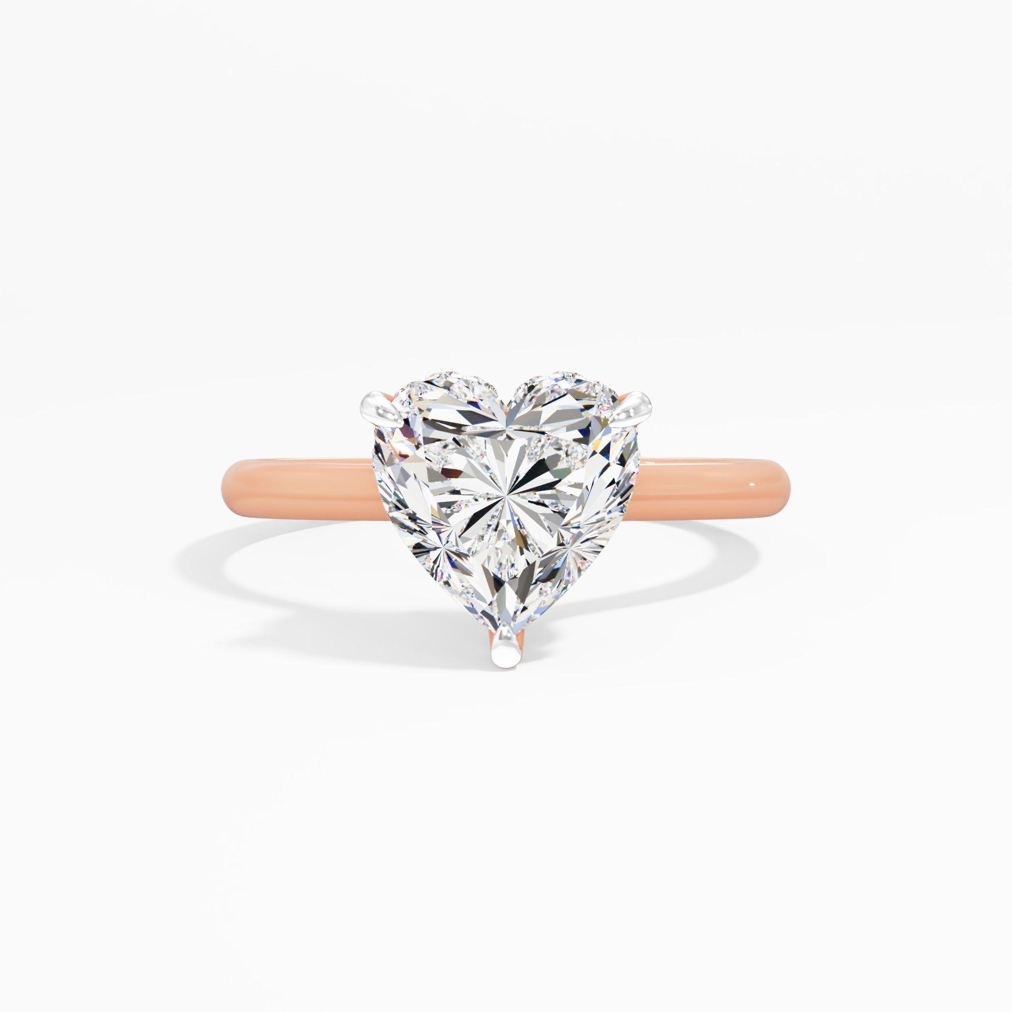 Moonbloom Trace Solitaire Engagement Ring
