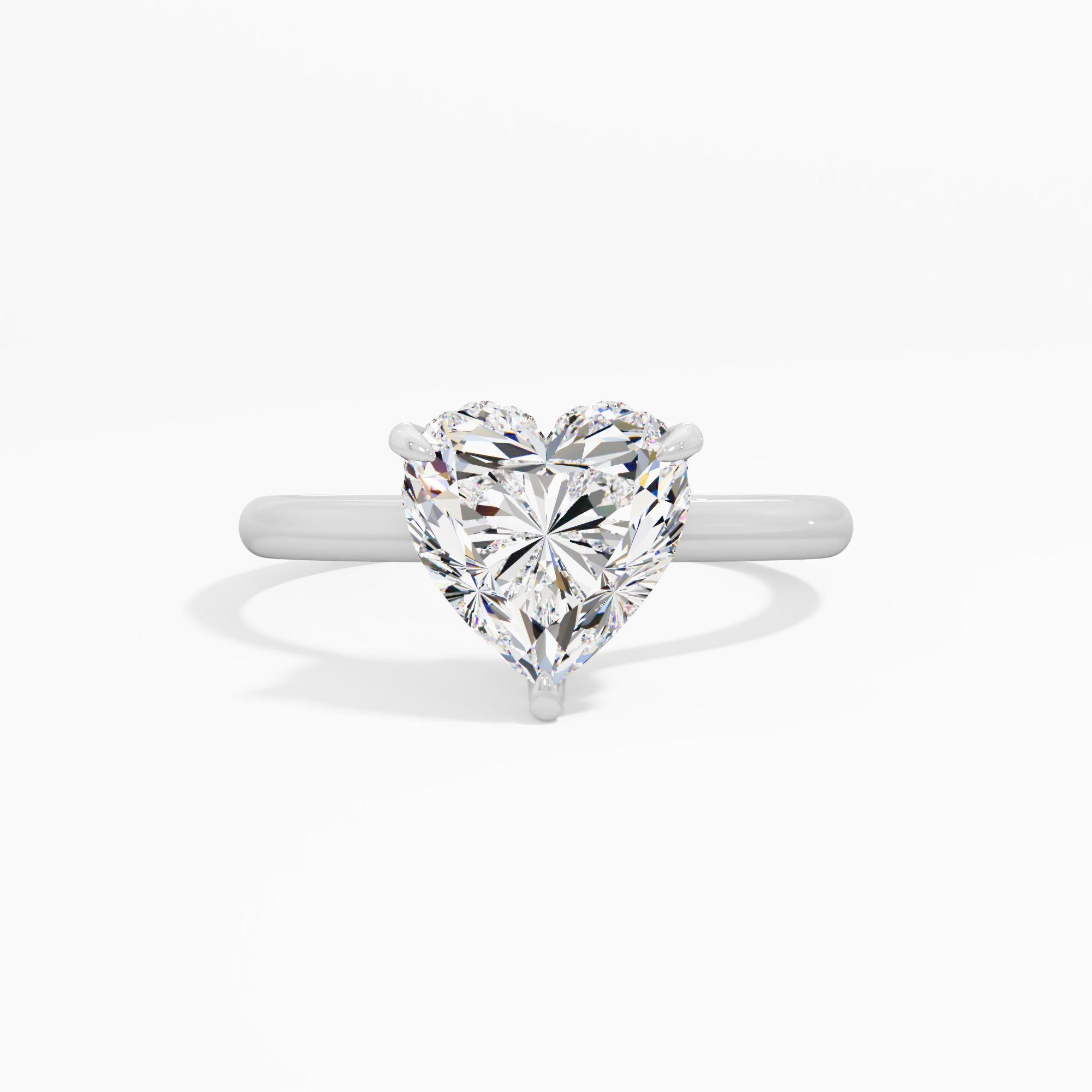 Moonbloom Trace Solitaire Engagement Ring