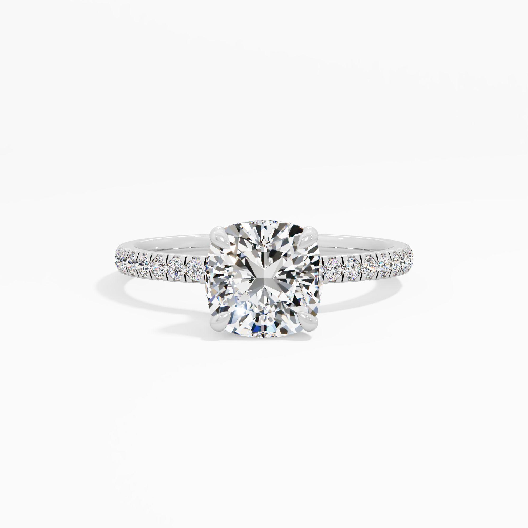Pearline Shine Solitaire Engagement Ring