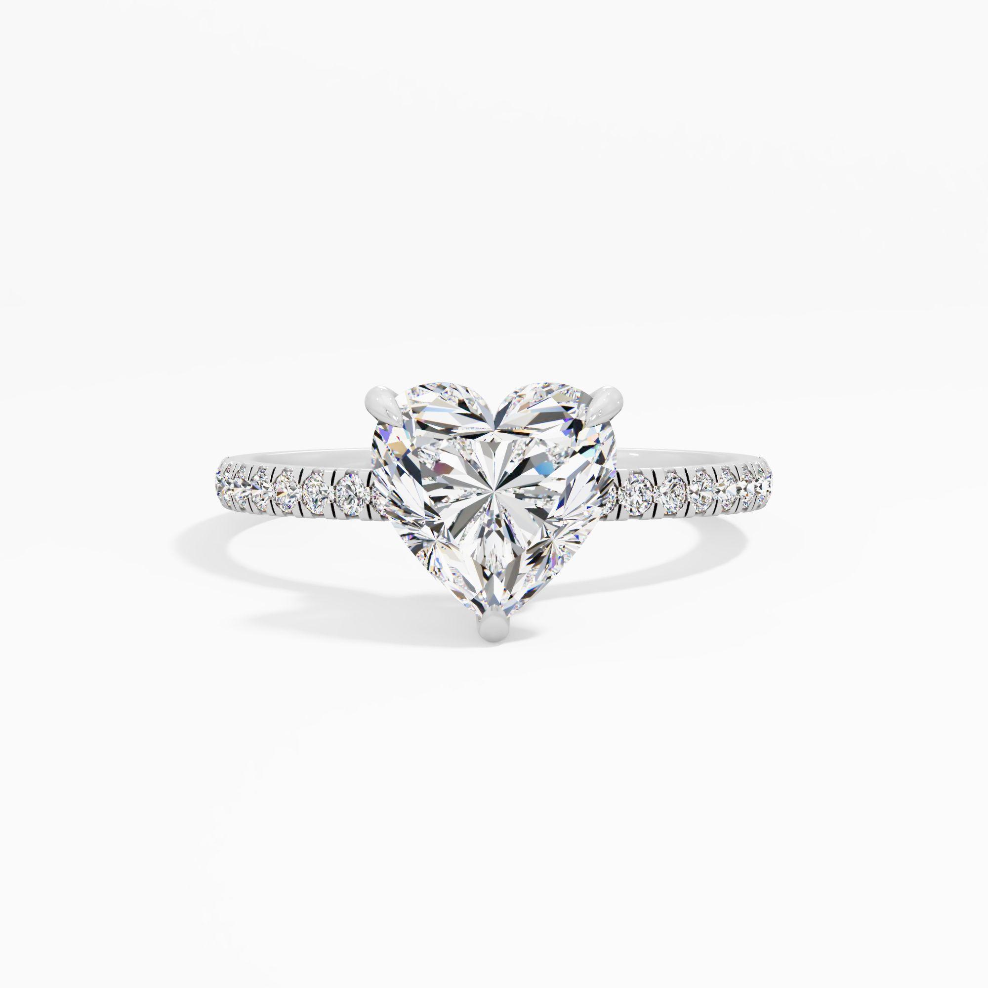 Pearline Shine Solitaire Engagement Ring