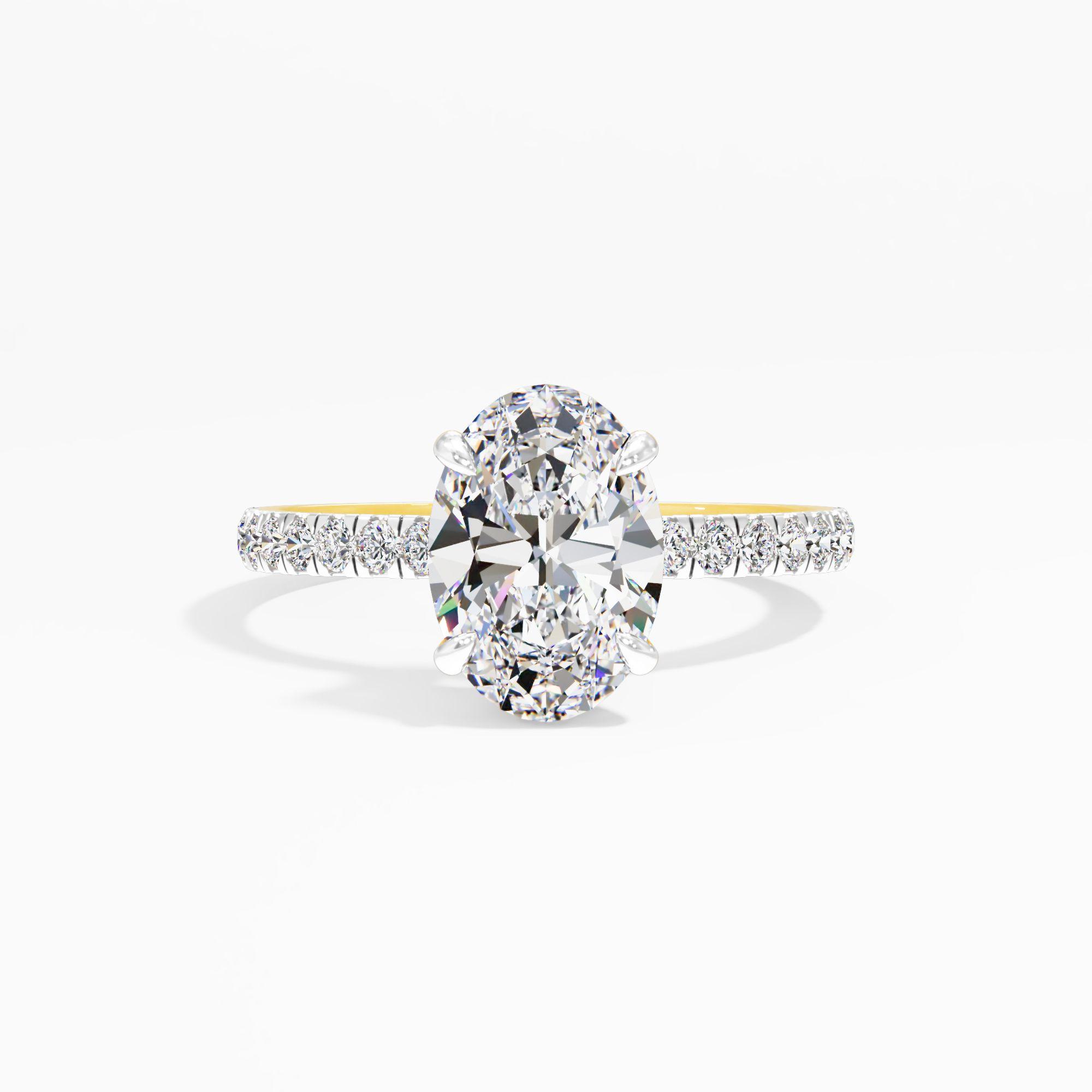 Pearline Shine Solitaire Engagement Ring