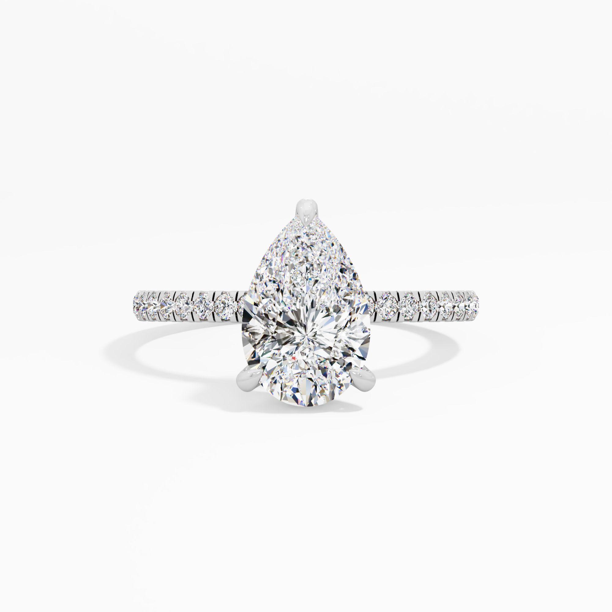 Pearline Shine Solitaire Engagement Ring