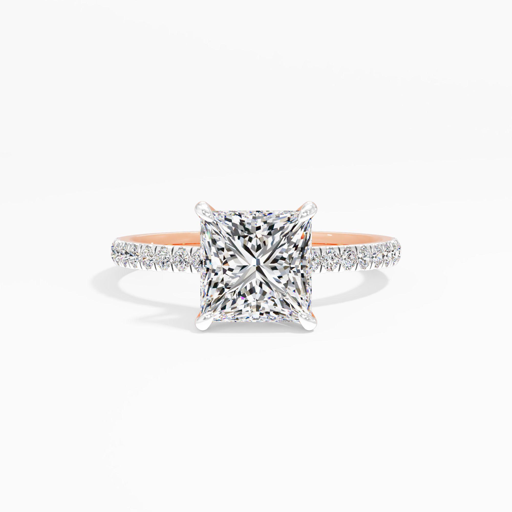 Pearline Shine Solitaire Engagement Ring