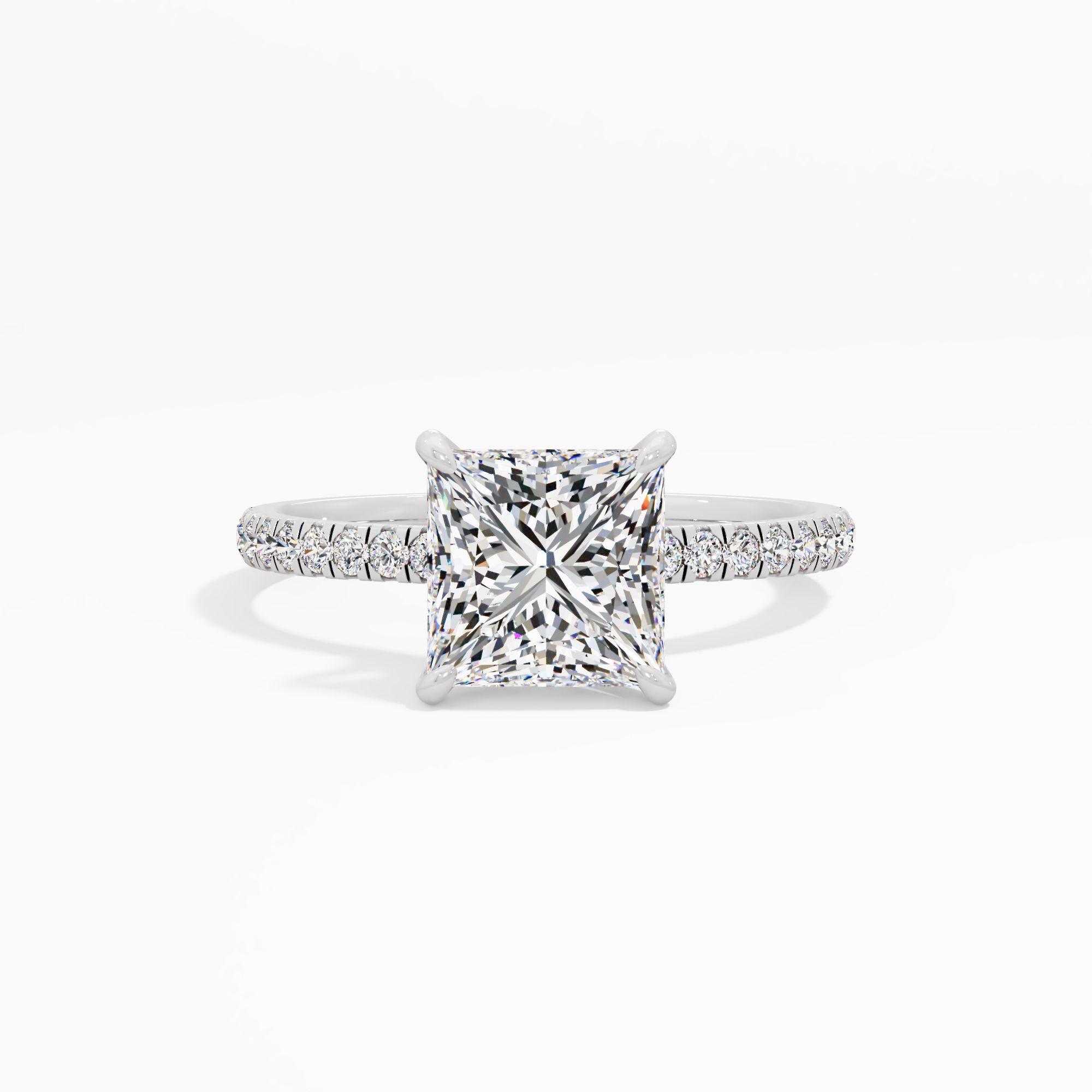 Pearline Shine Solitaire Engagement Ring