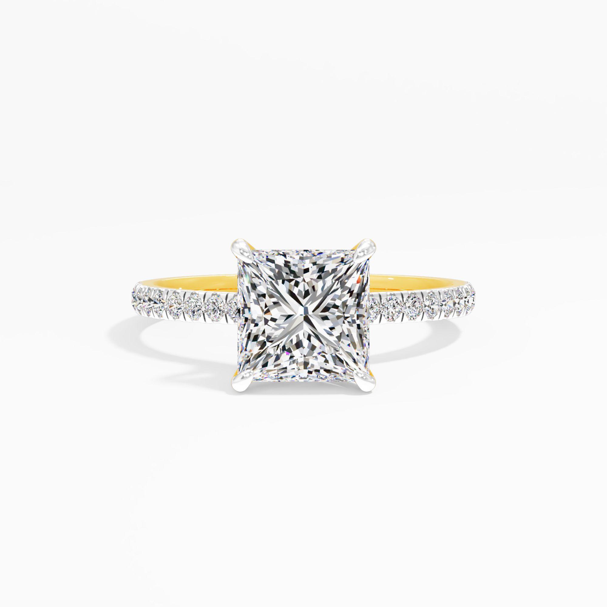 Pearline Shine Solitaire Engagement Ring