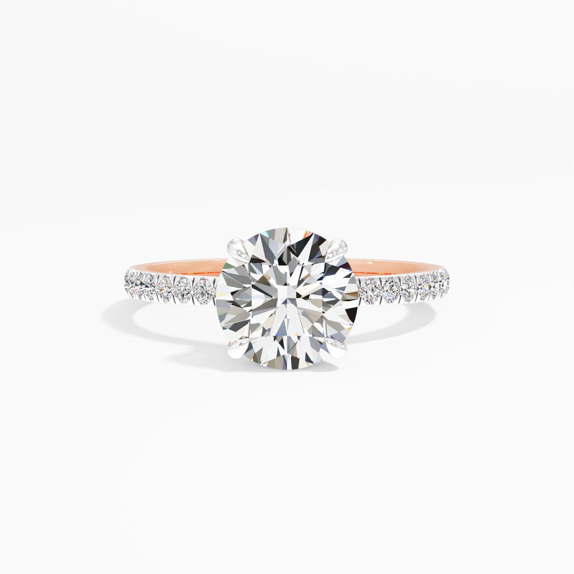 Pearline Shine Solitaire Engagement Ring