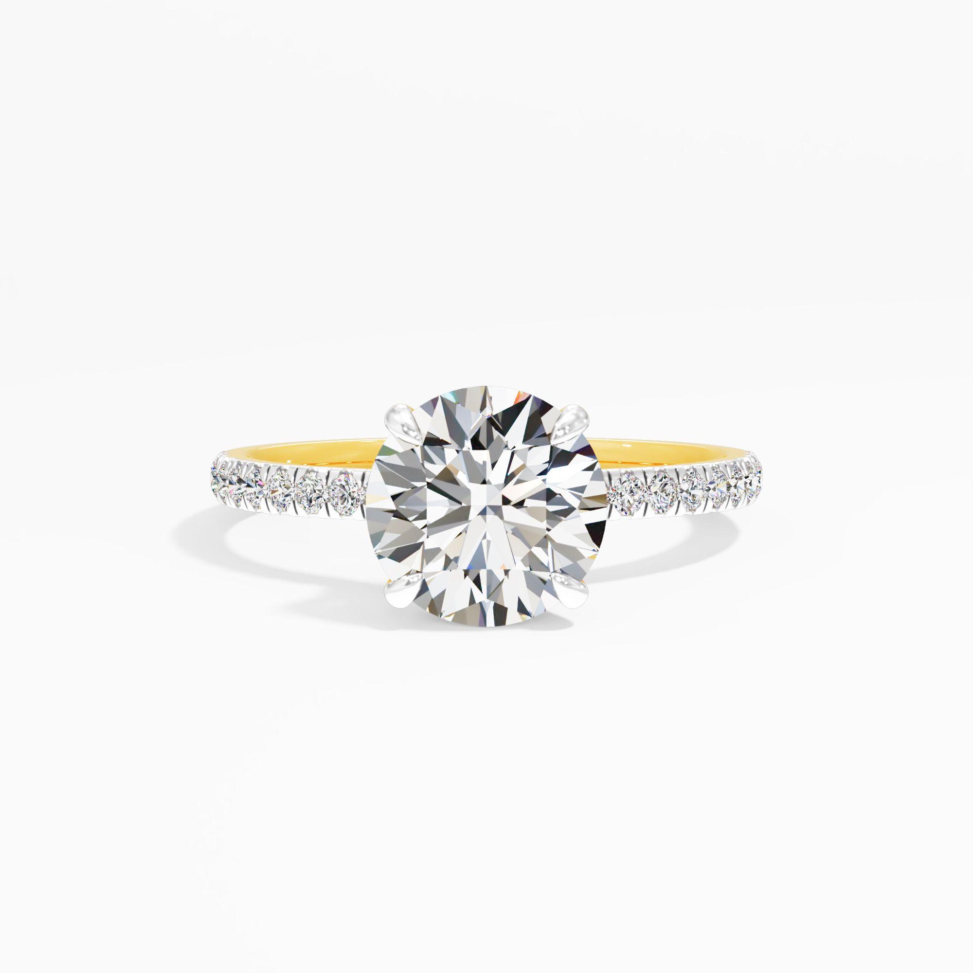 Pearline Shine Solitaire Engagement Ring