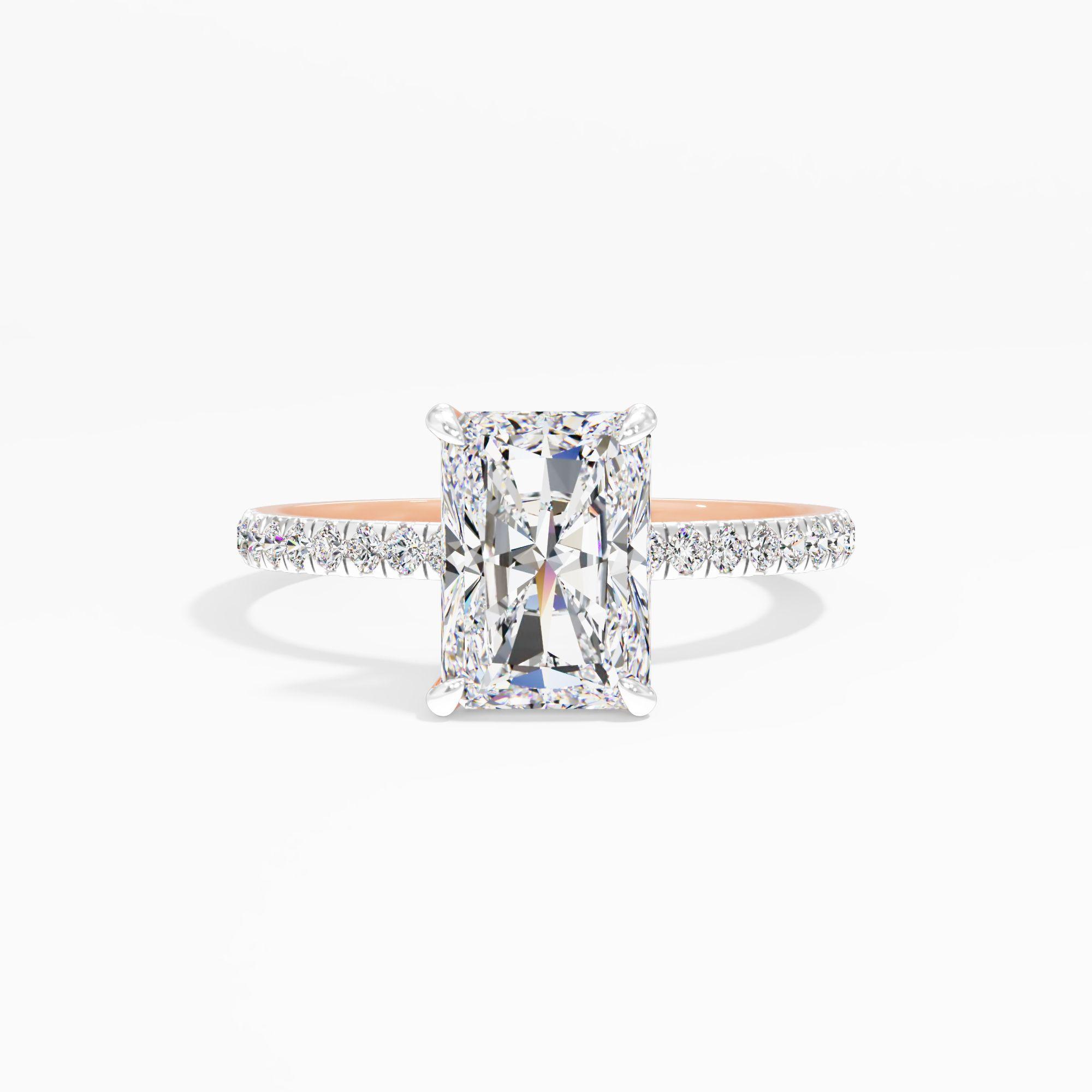Pearline Shine Solitaire Engagement Ring