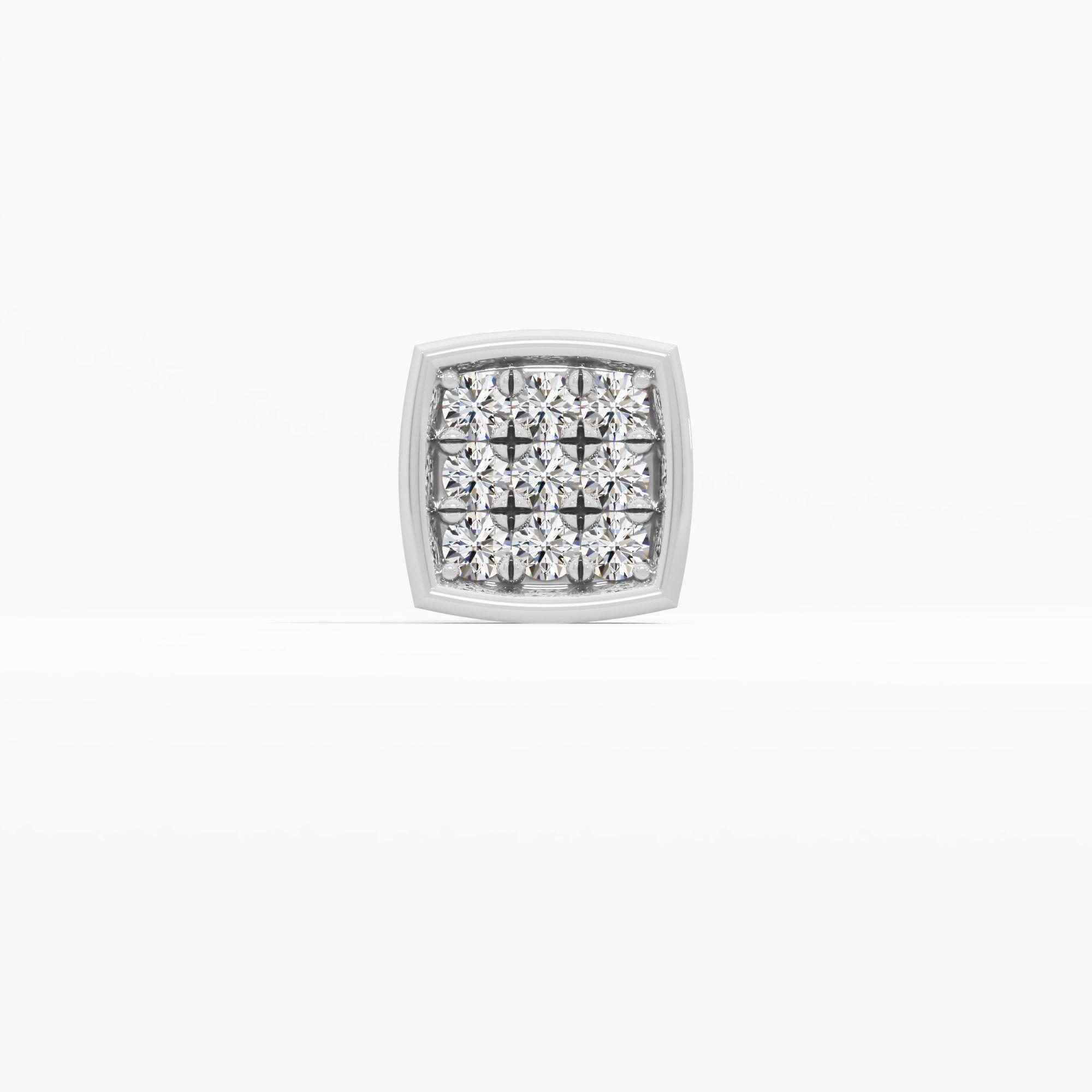 Orion Round Cluster Stud For Men