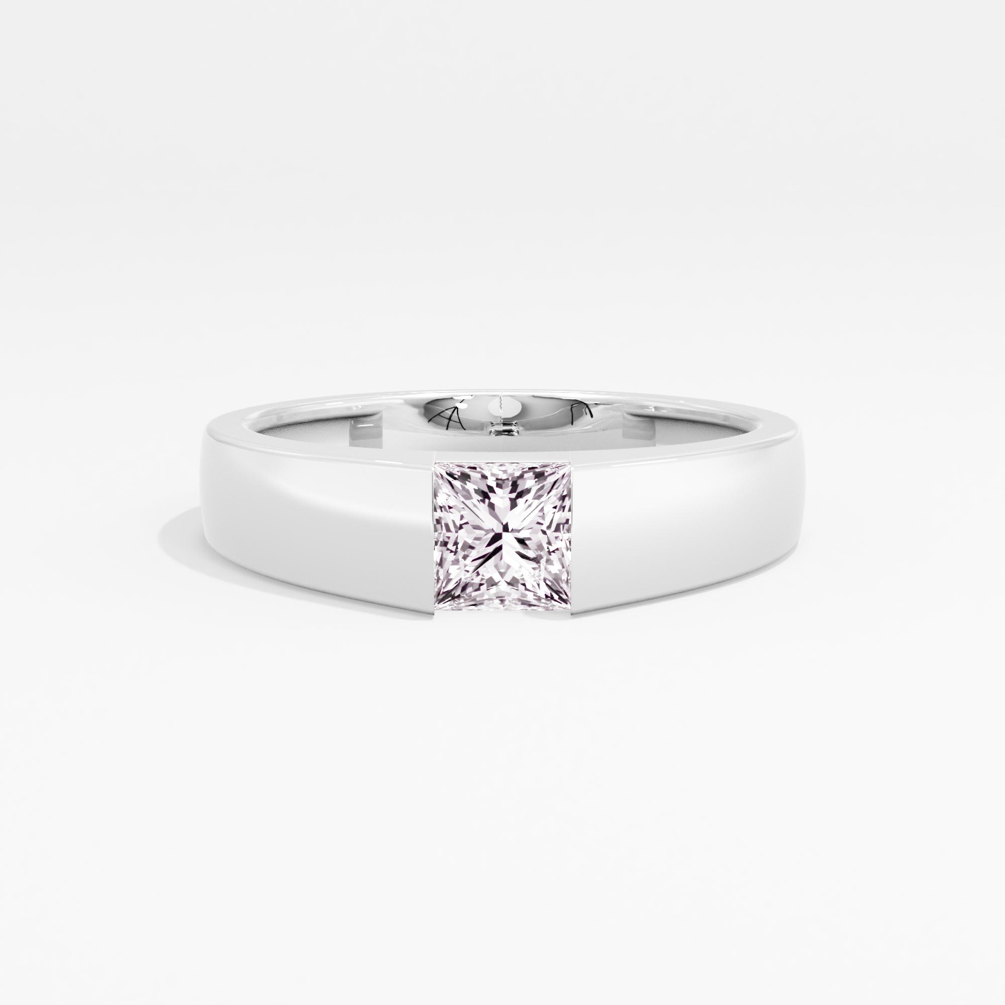 Titan Valor Solitaire Mens Ring