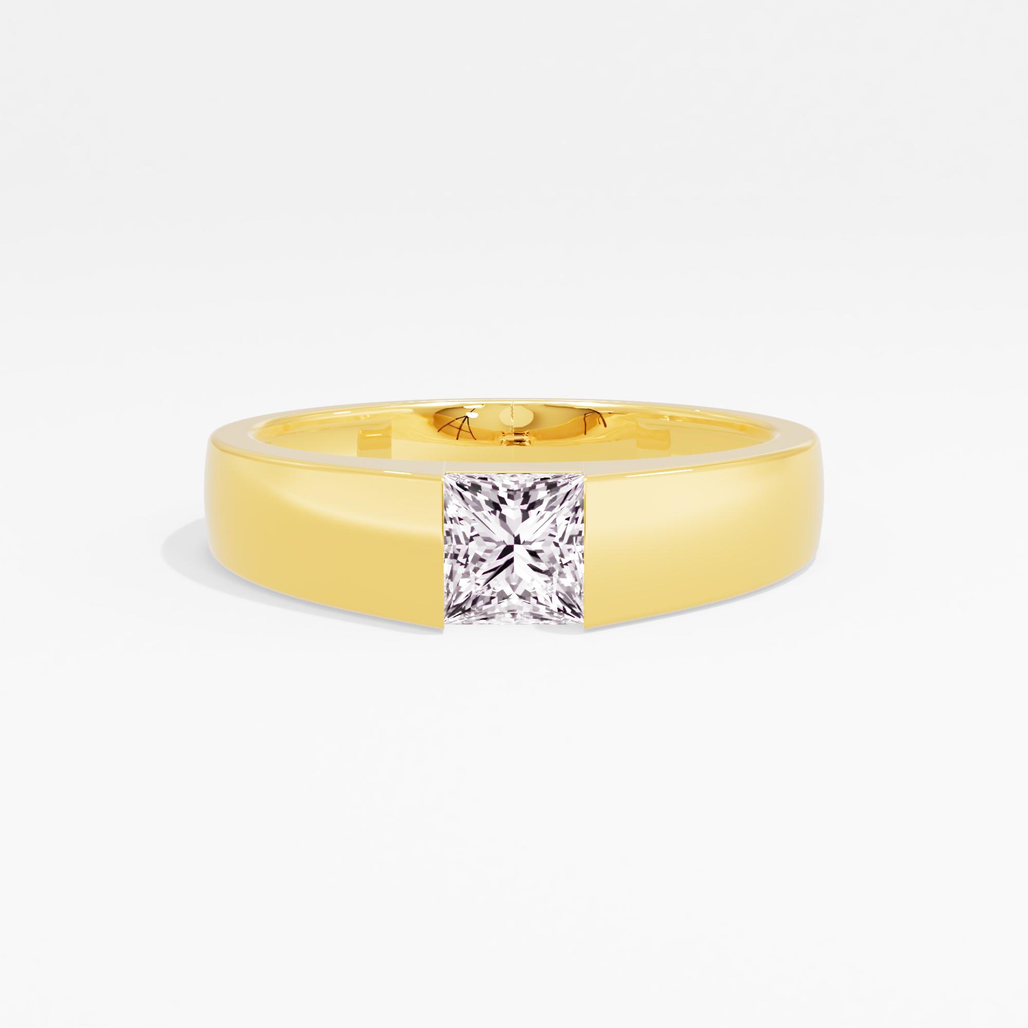 Titan Valor Solitaire Mens Ring