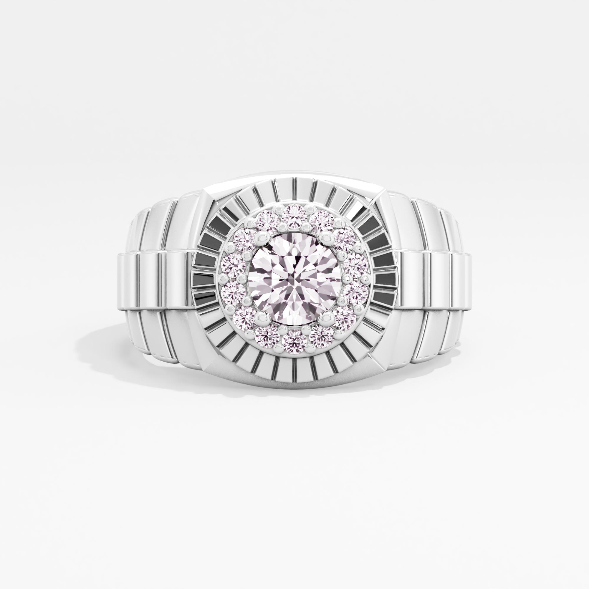 Onyx Dominion Halo Mens Ring