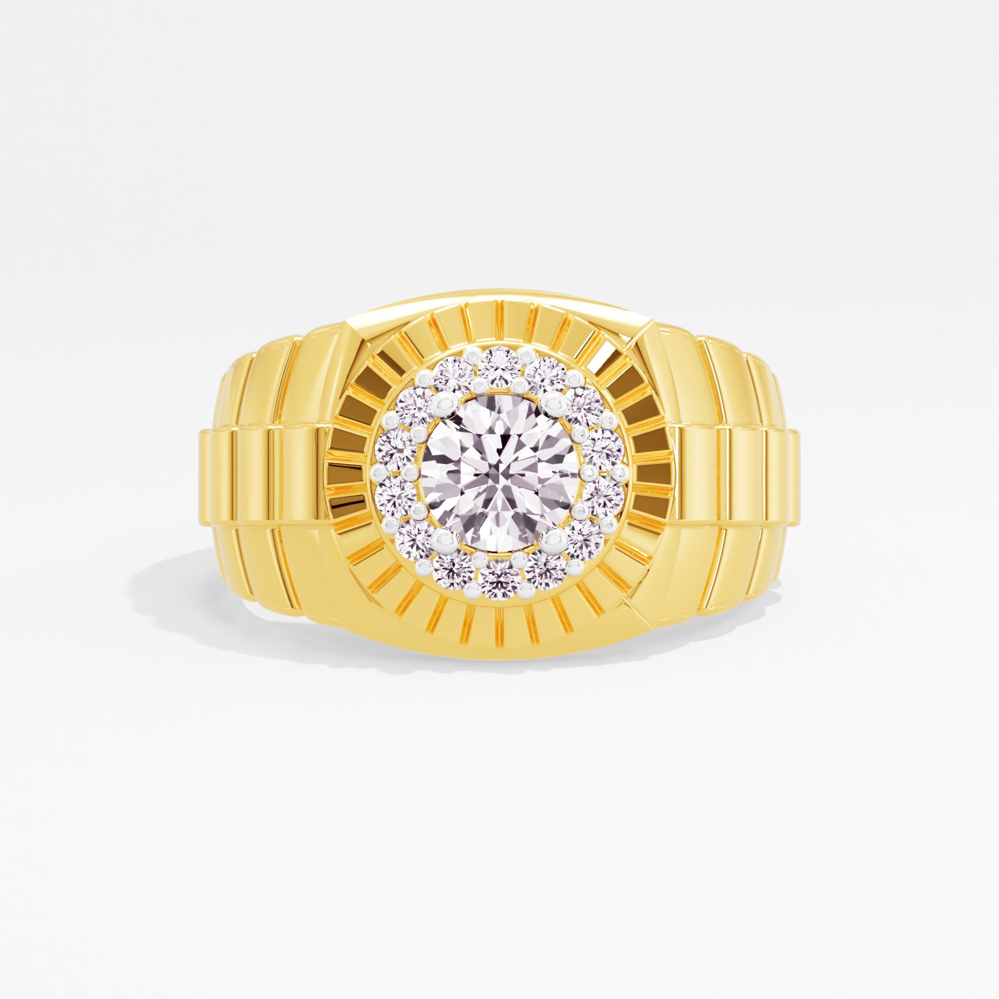Onyx Dominion Halo Mens Ring