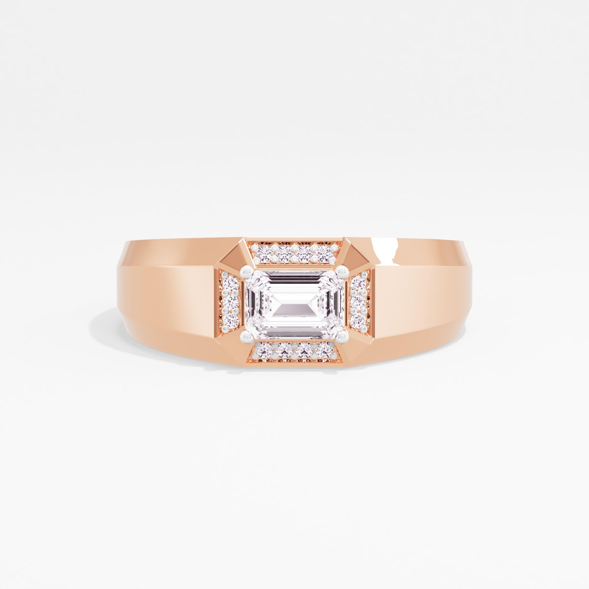 Ivory Legacy Solitaire Mens Ring