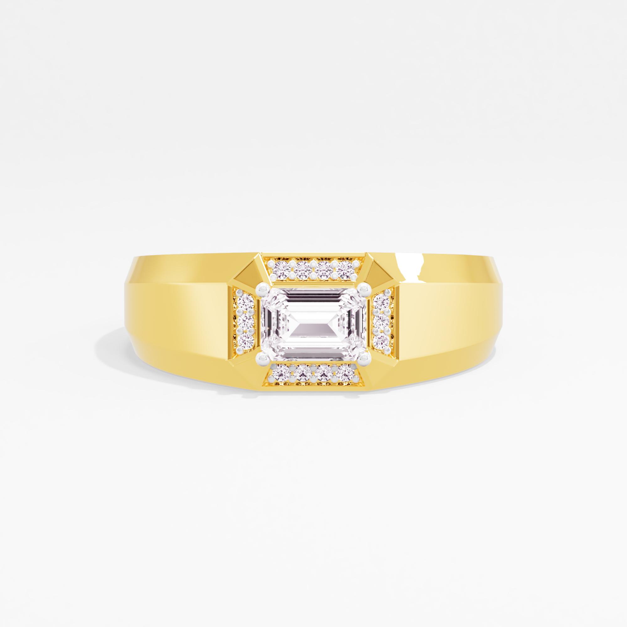 Ivory Legacy Solitaire Mens Ring