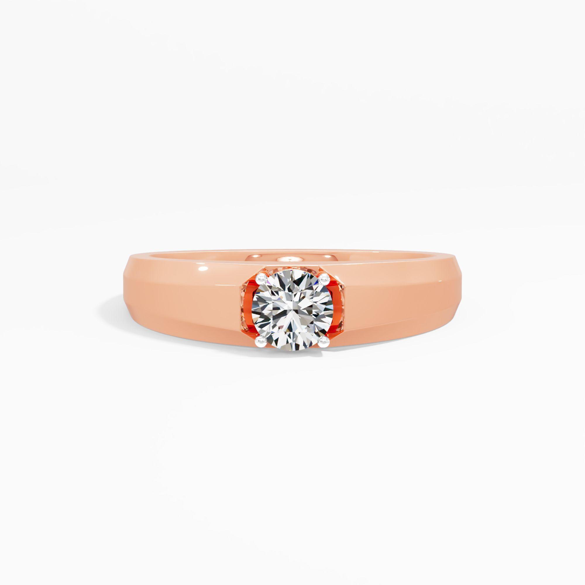 Solo Essence Round Solitaire Ring