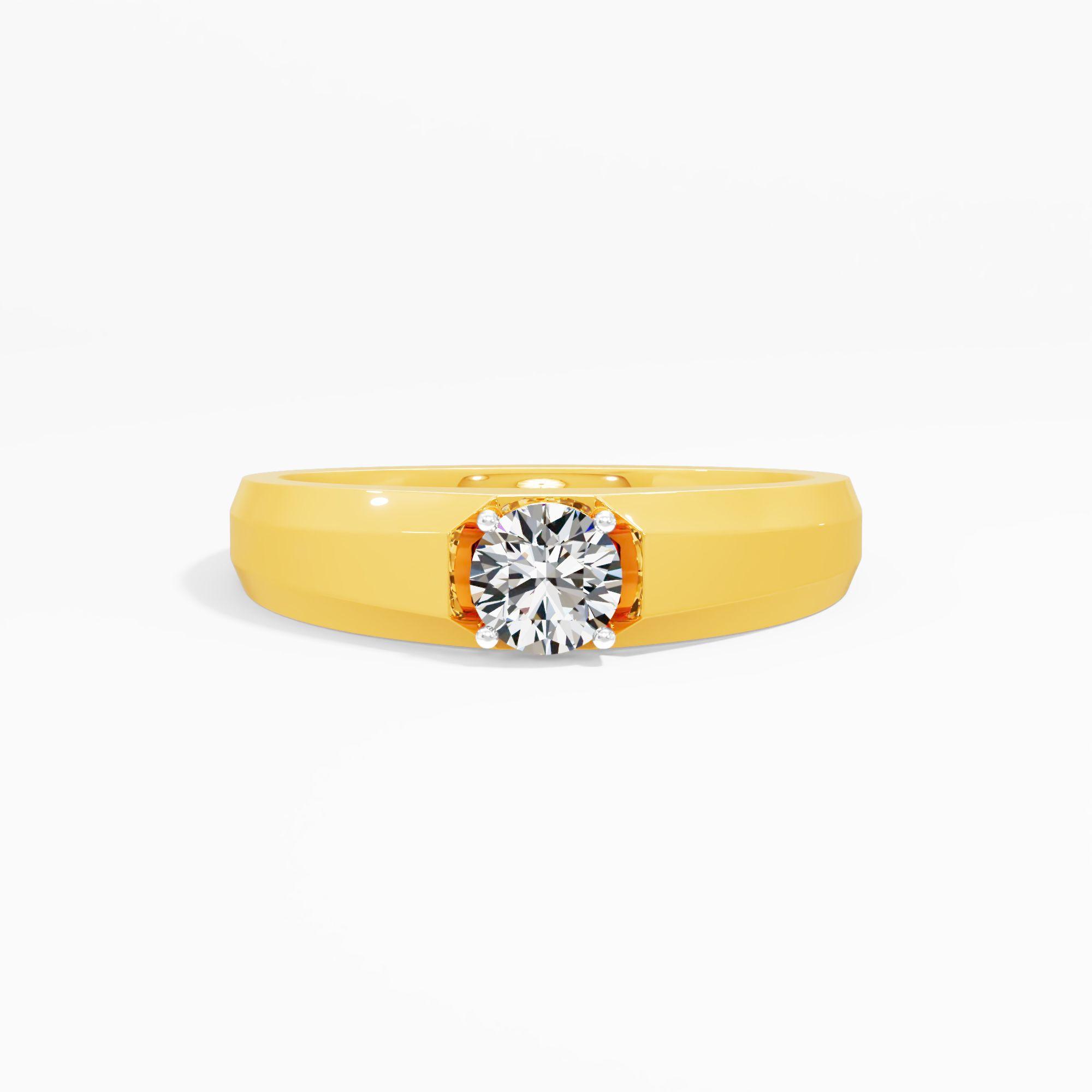 Solo Essence Round Solitaire Ring