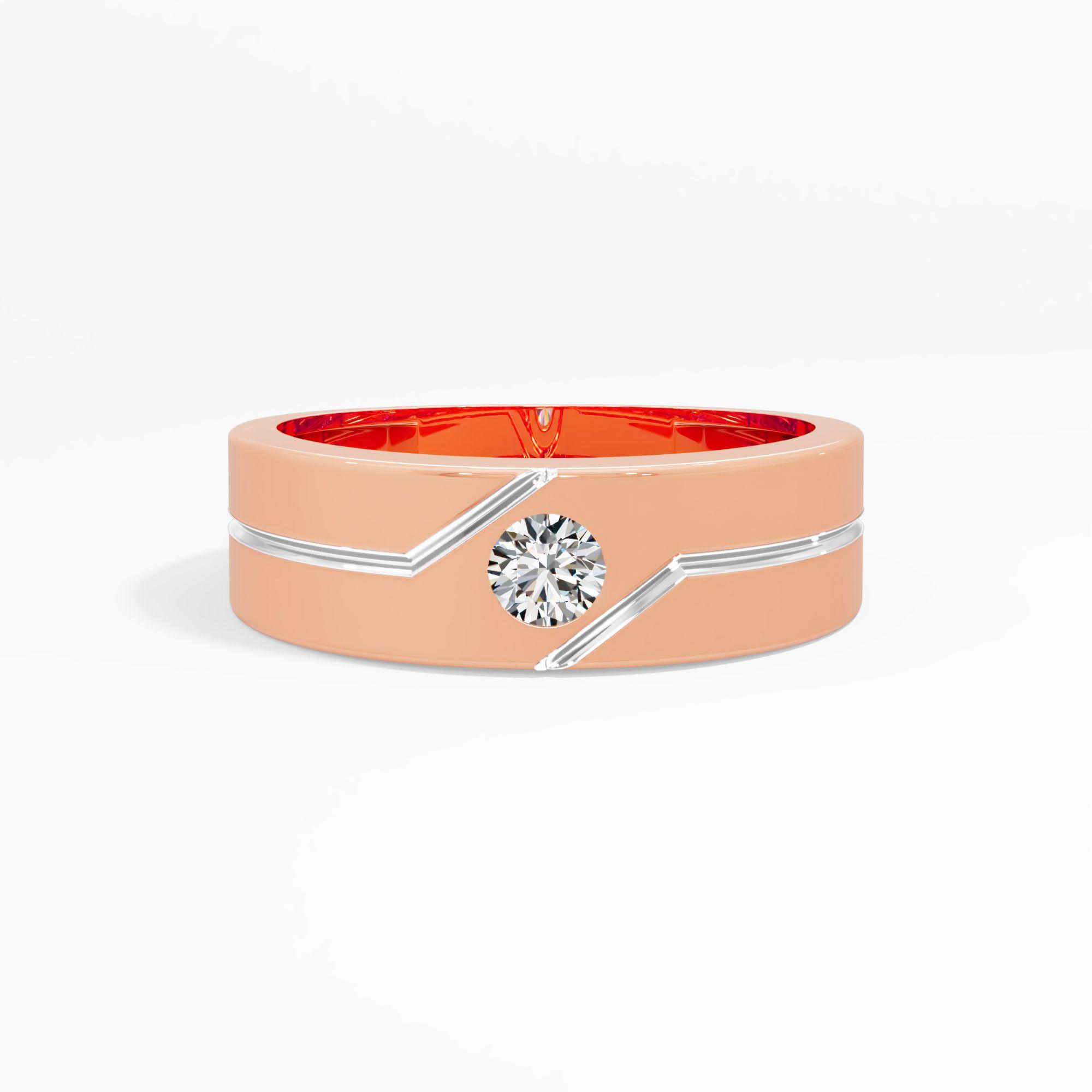 Urban Edge Solitaire Band