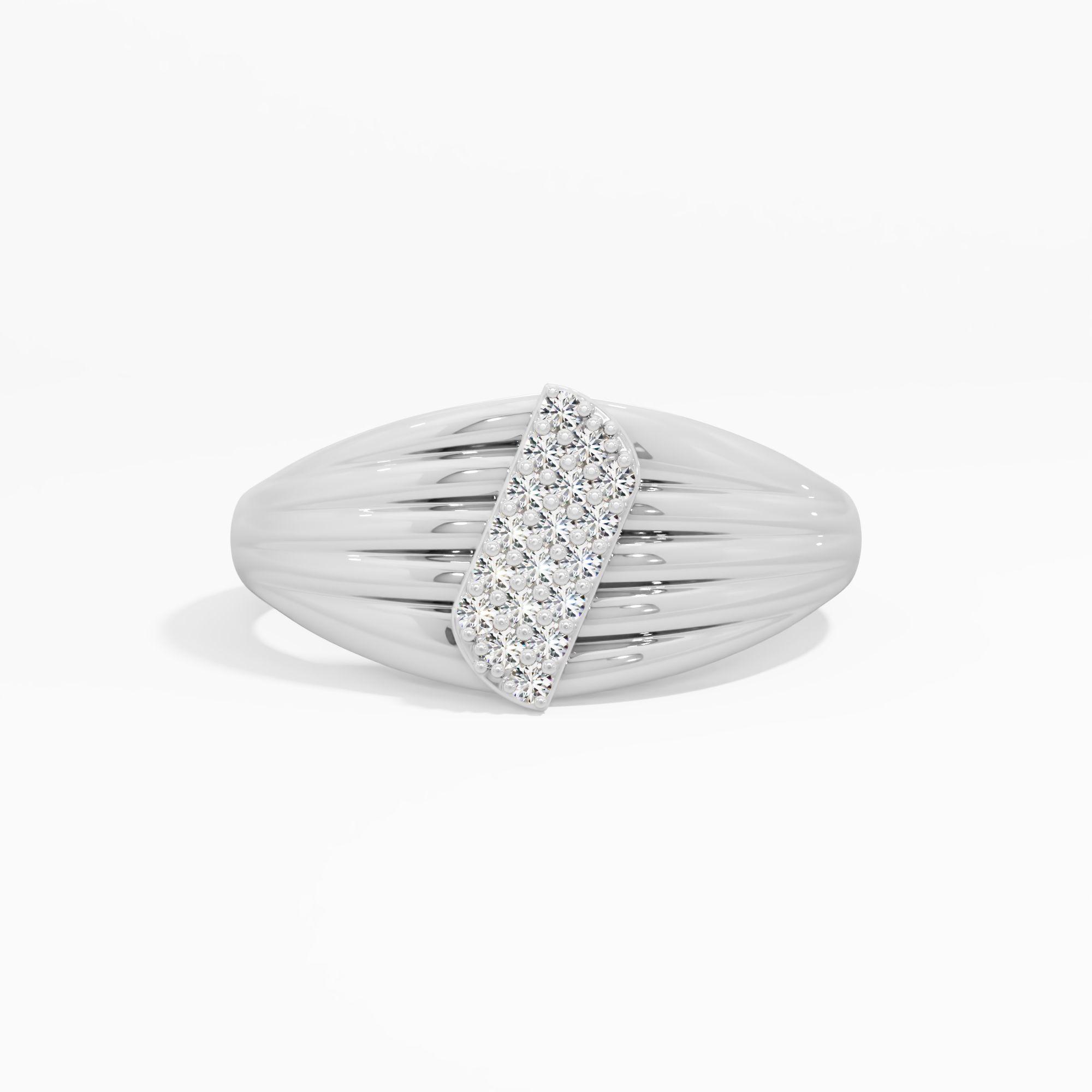 Tidal Flow Diamond Ring