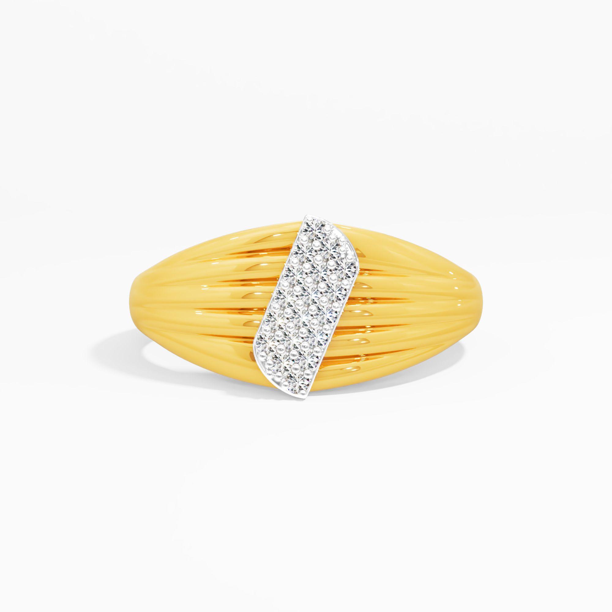Tidal Flow Diamond Ring