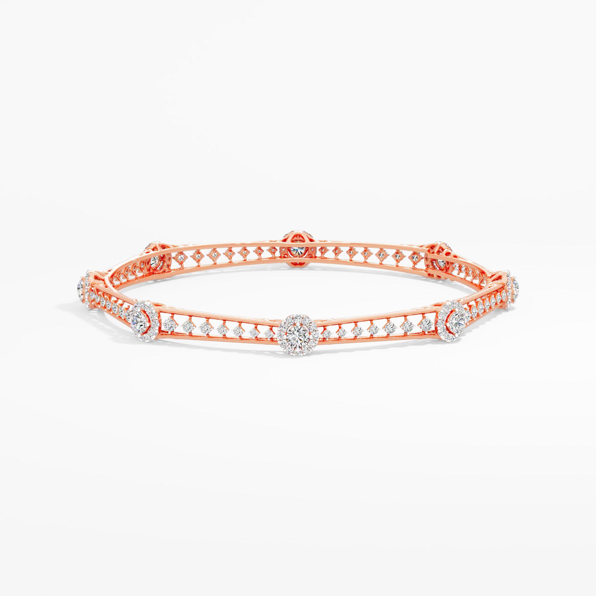 Celestial Halo Constellation Diamond Bangle