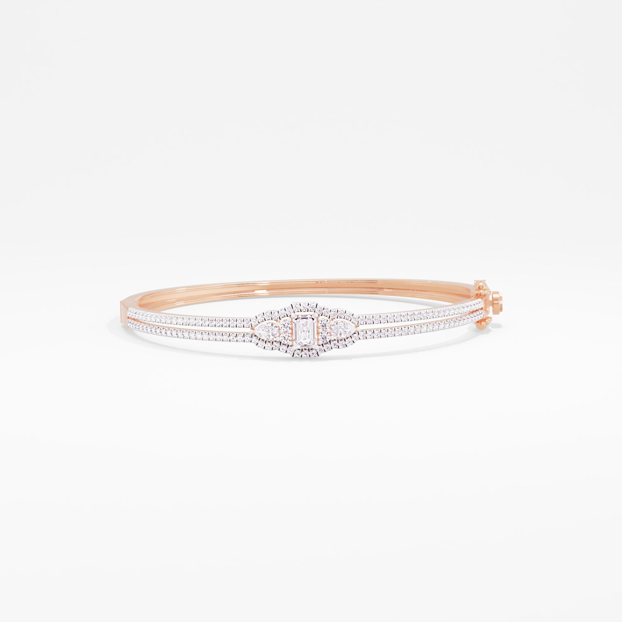 Aurora Grace Solitaire Oval Bangle