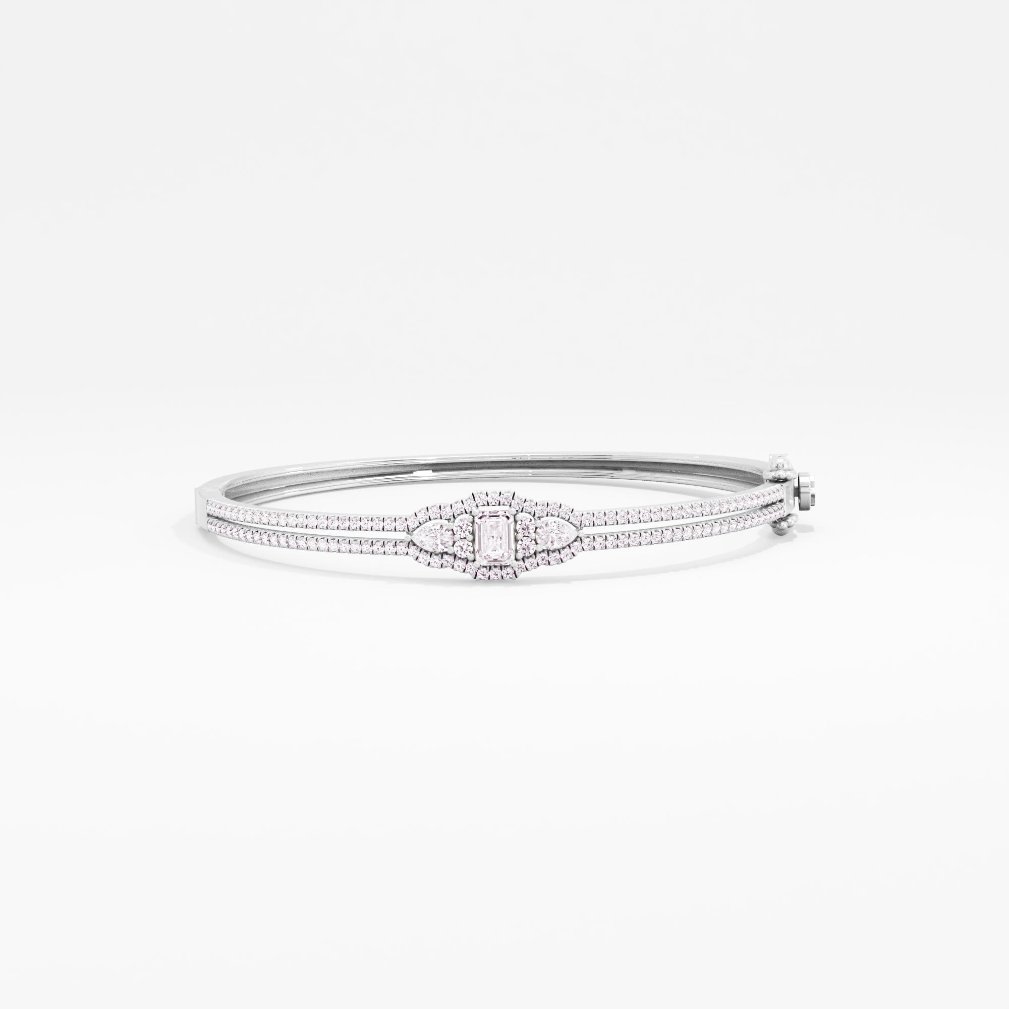 Aurora Grace Solitaire Oval Bangle