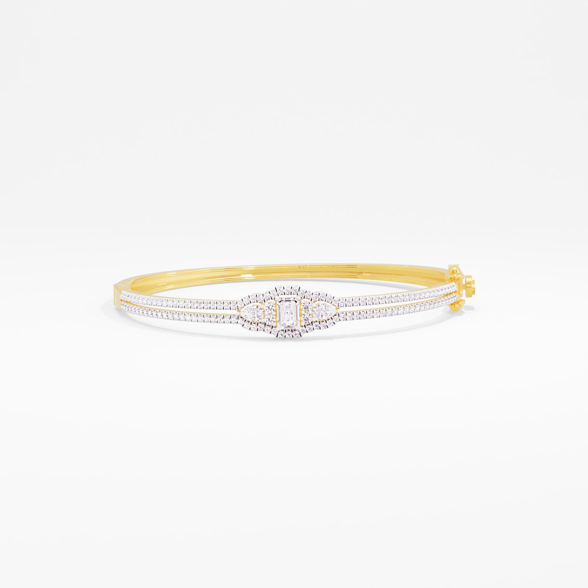 Aurora Grace Solitaire Oval Bangle