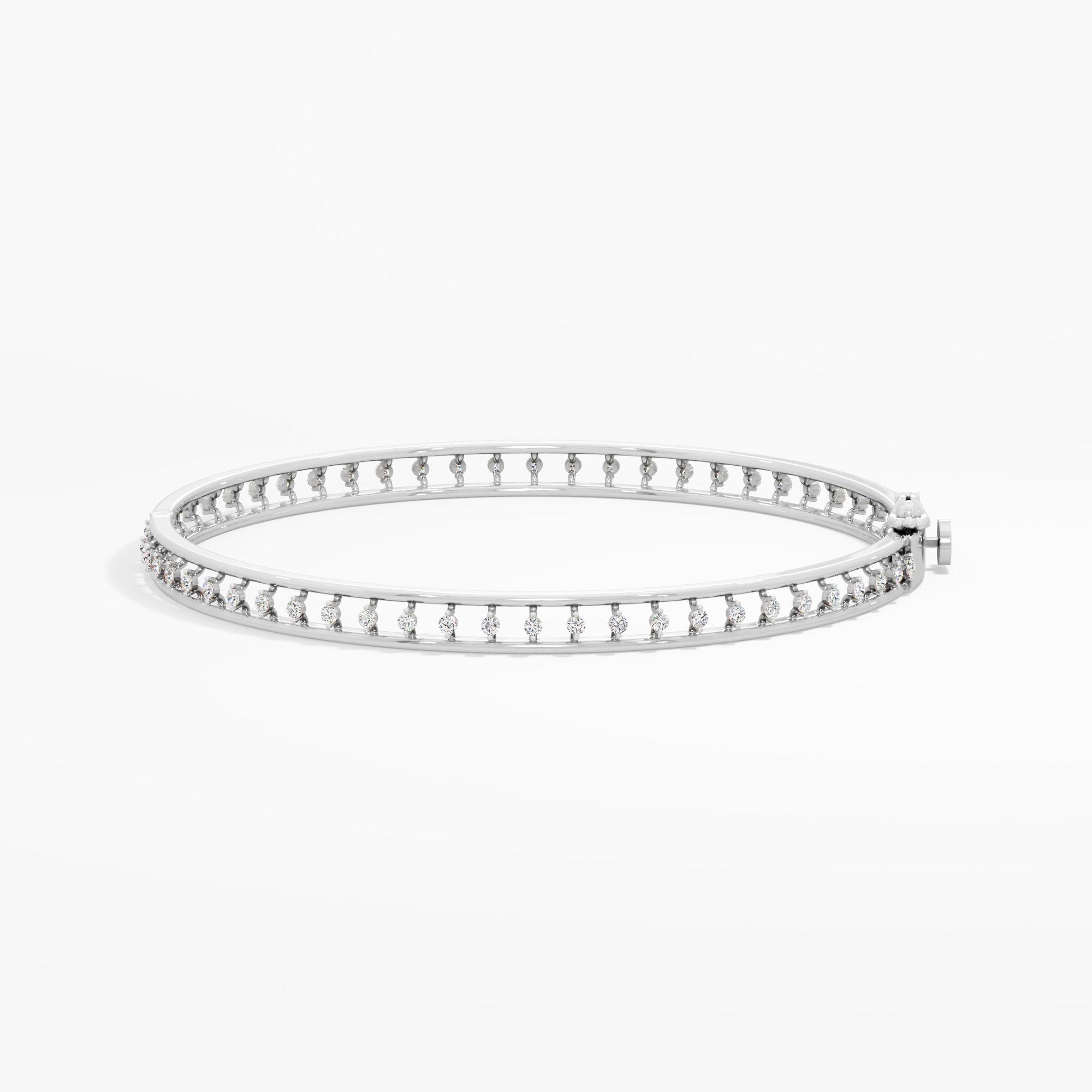 Luminous Axis Diamond Bracelet