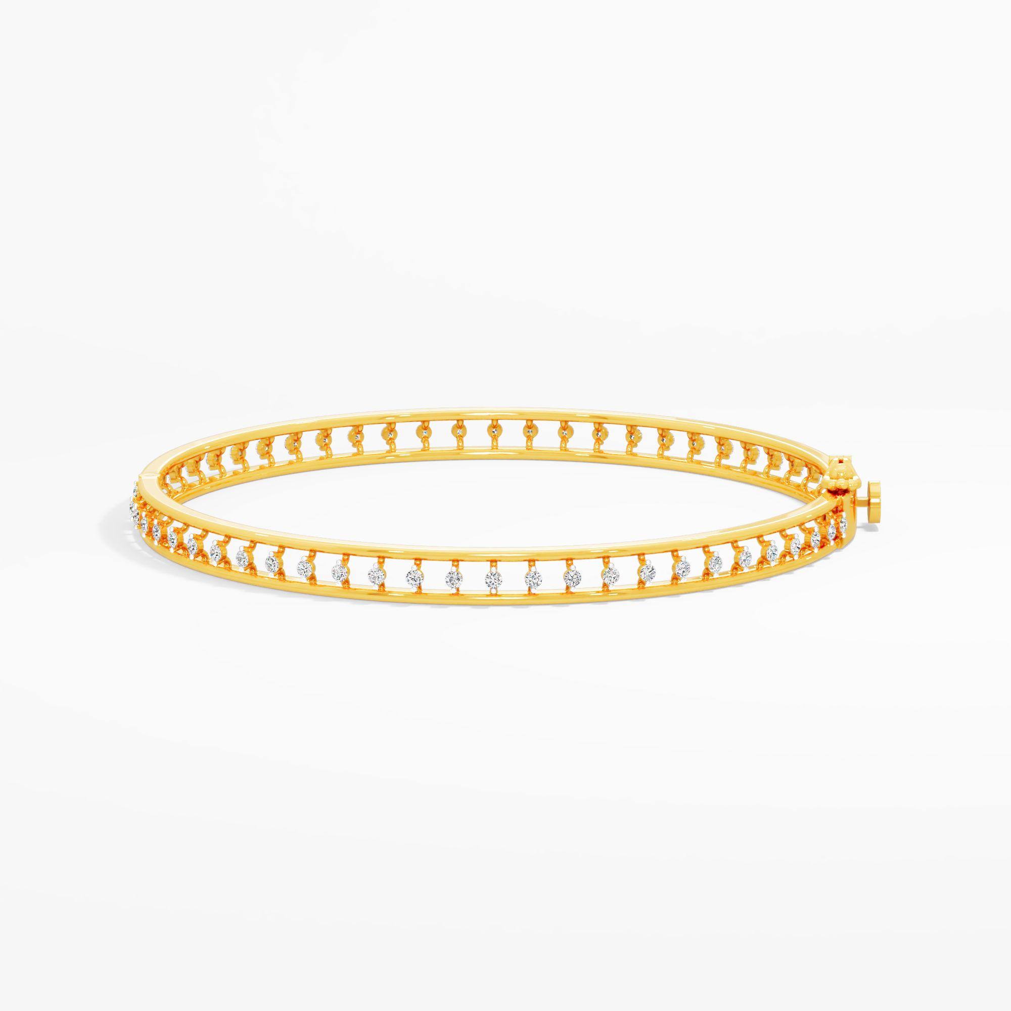 Luminous Axis Diamond Bracelet