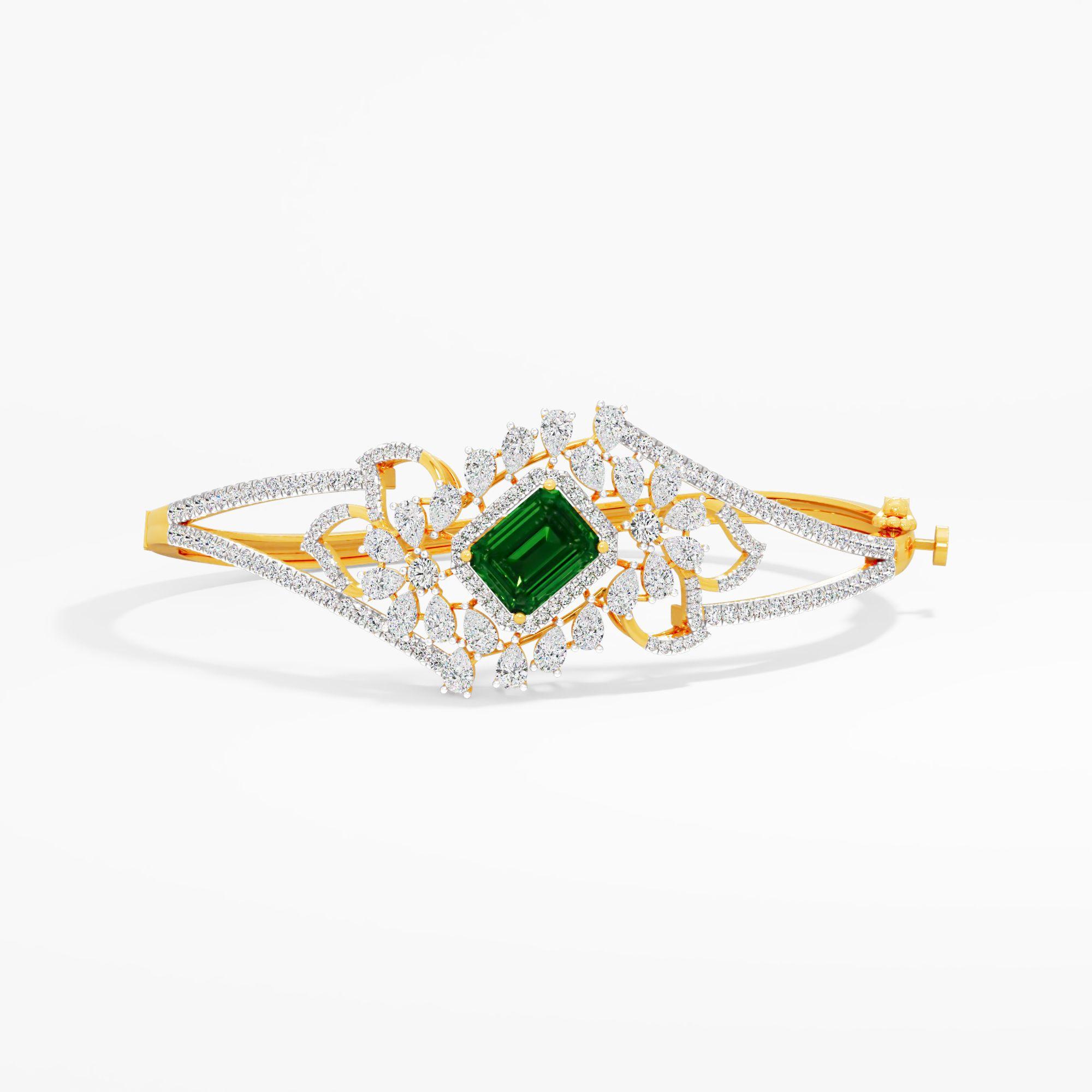 Aaryaa Vintage Crown Bracelet