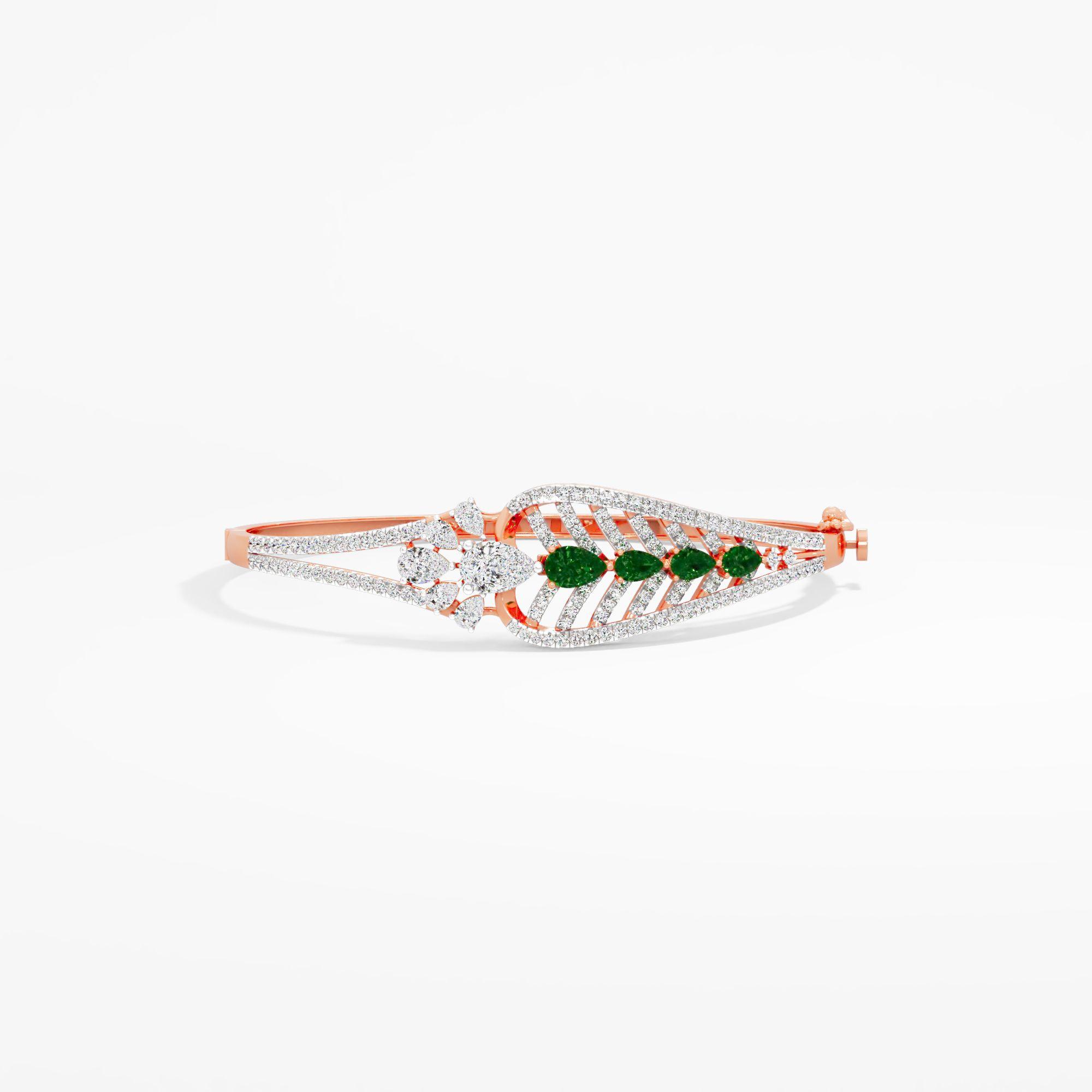 Elara Fern Curve Bracelet