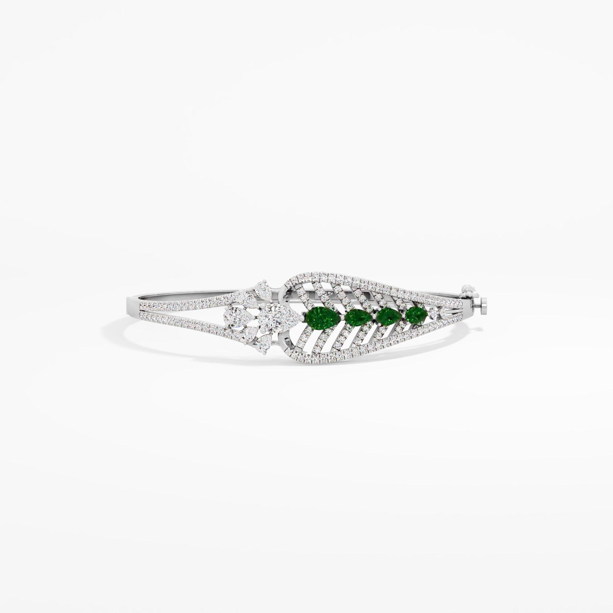 Elara Fern Curve Bracelet