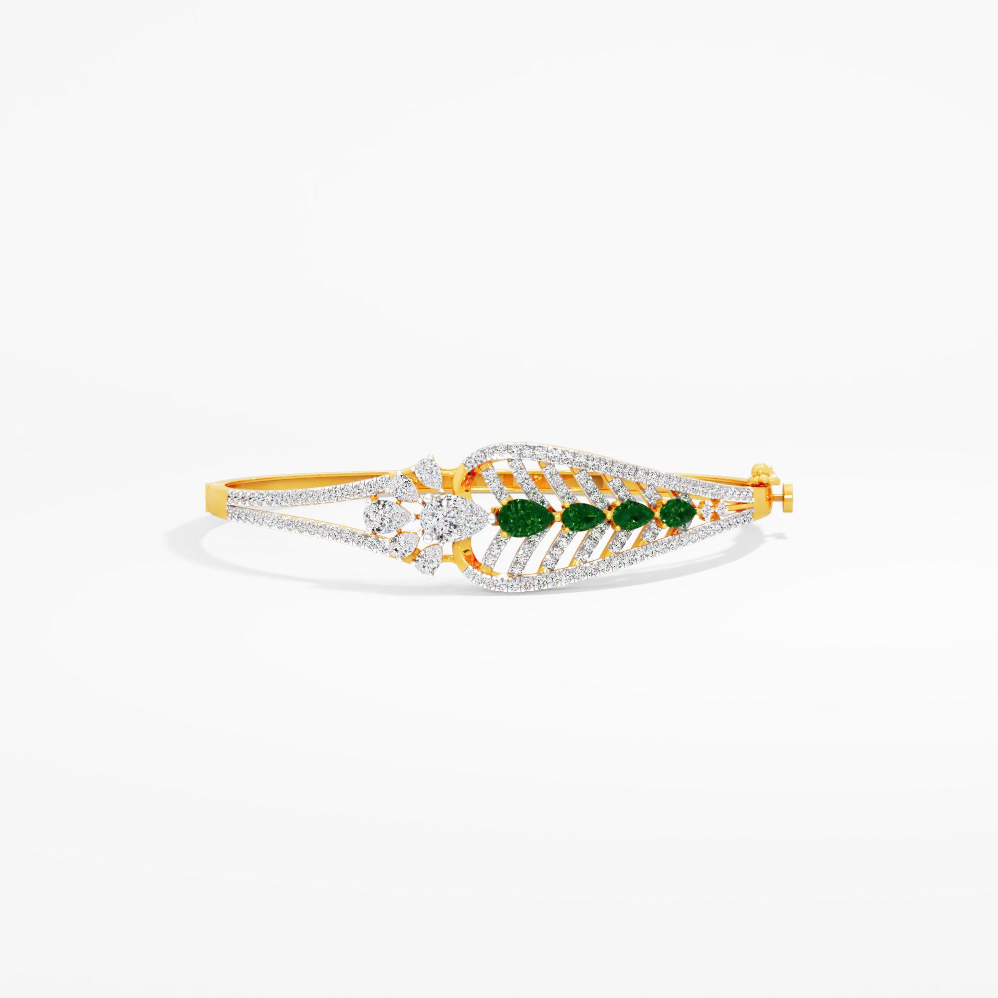 Elara Fern Curve Bracelet