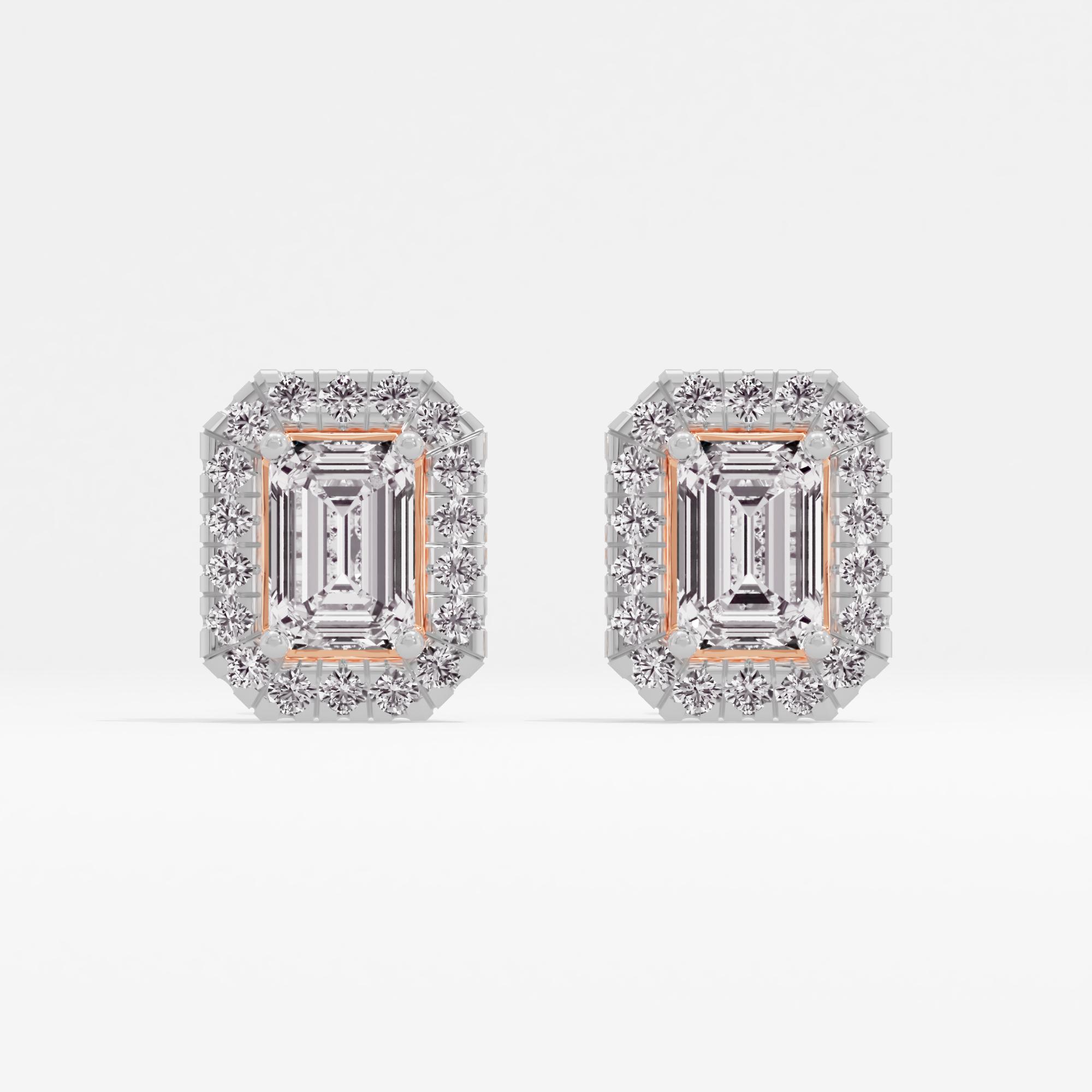 Elegant Whimsy Halo Stud Earrings